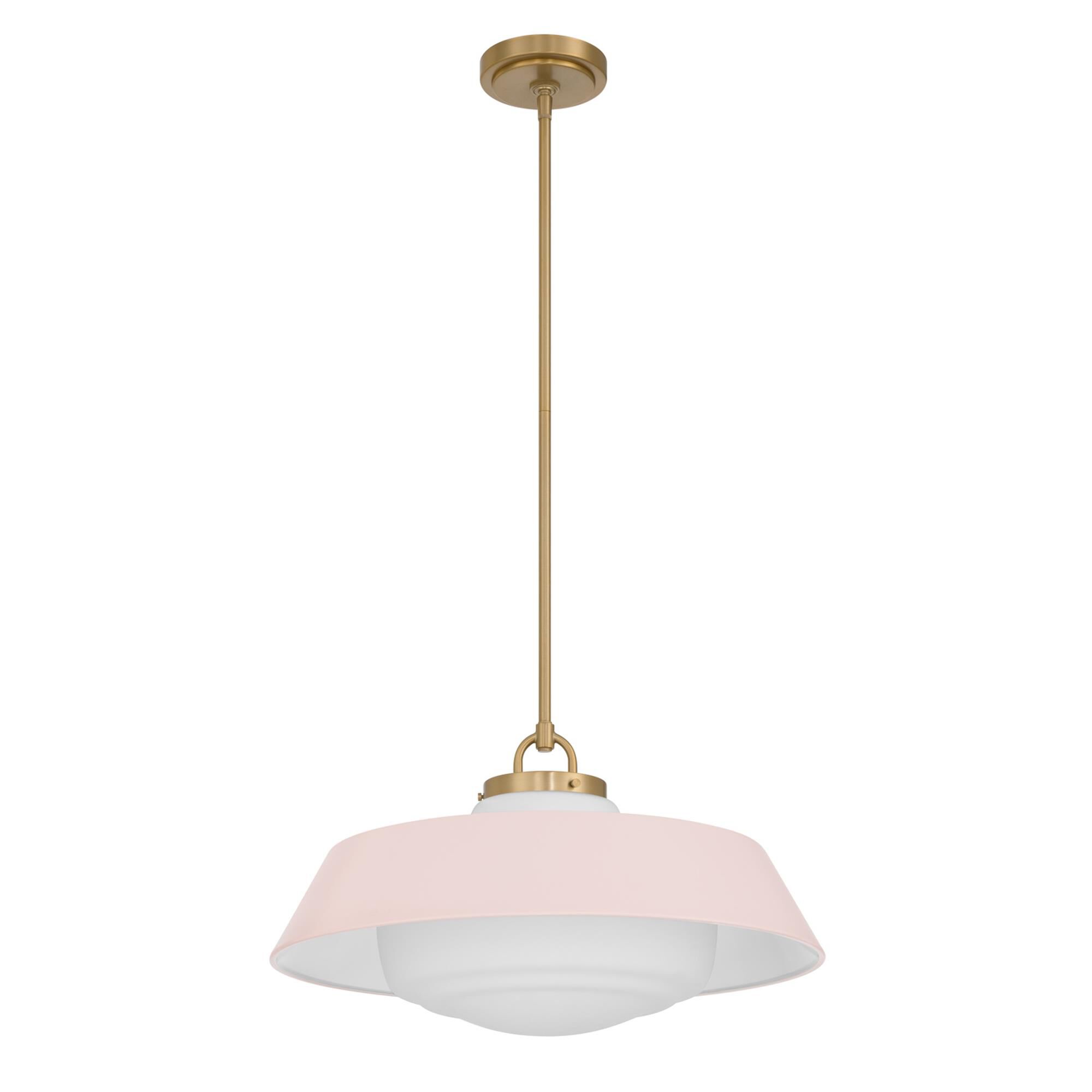 Shown in Vibrant Gold finish and Steel glass and Steel shade