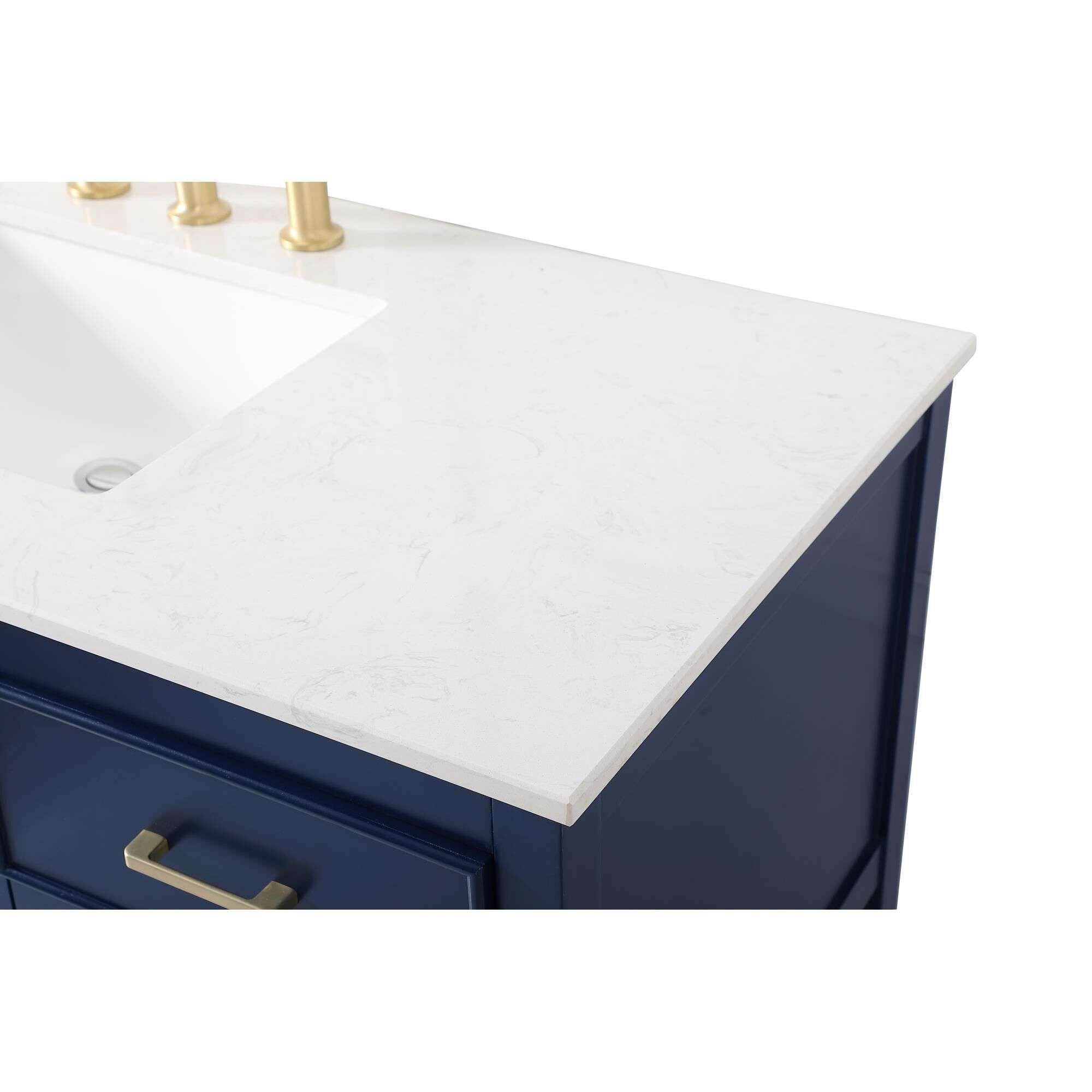 Shown in Blue finish