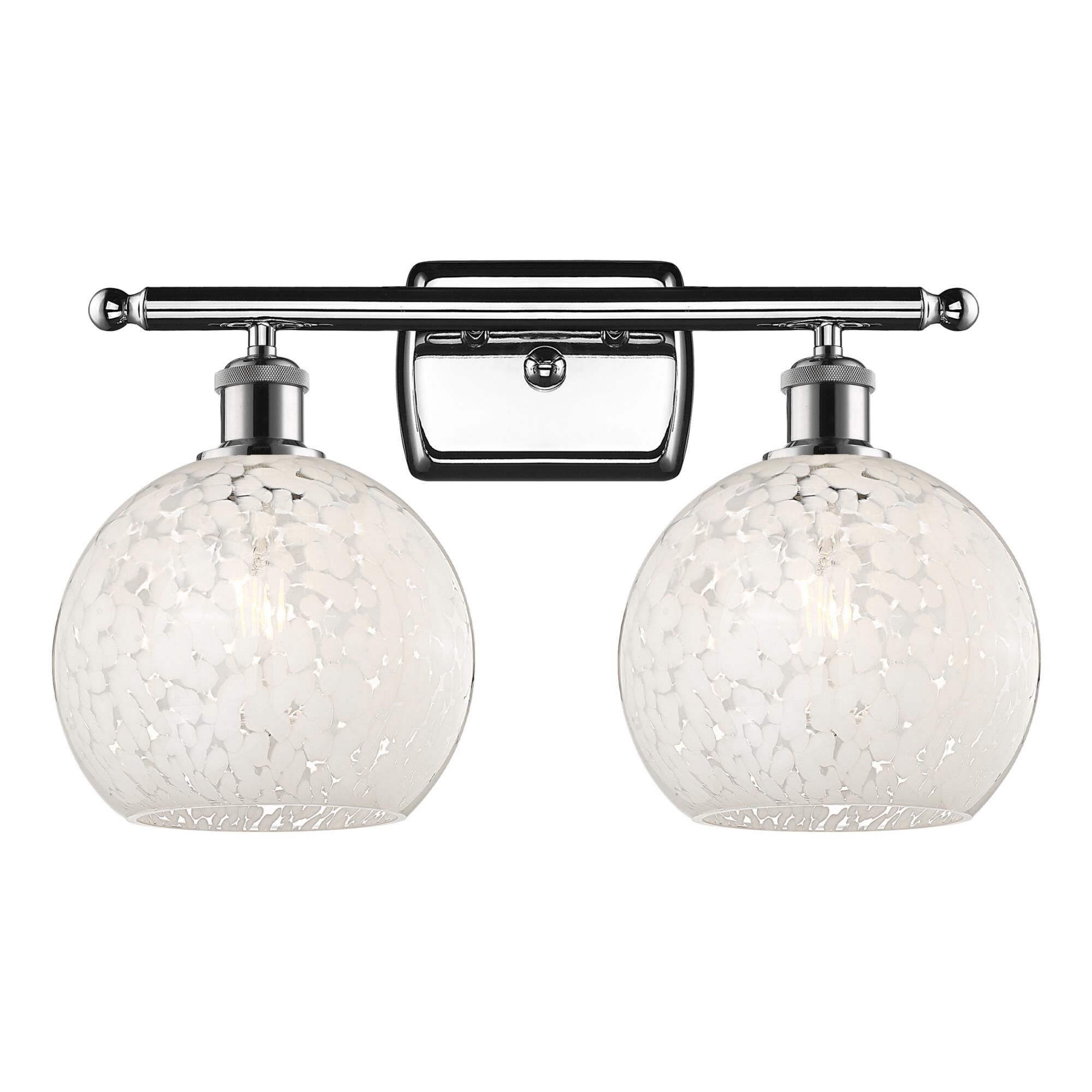 Bruno Marashlian White Mouchette 18 Inch Bath Vanity Light by Innovations Lighting