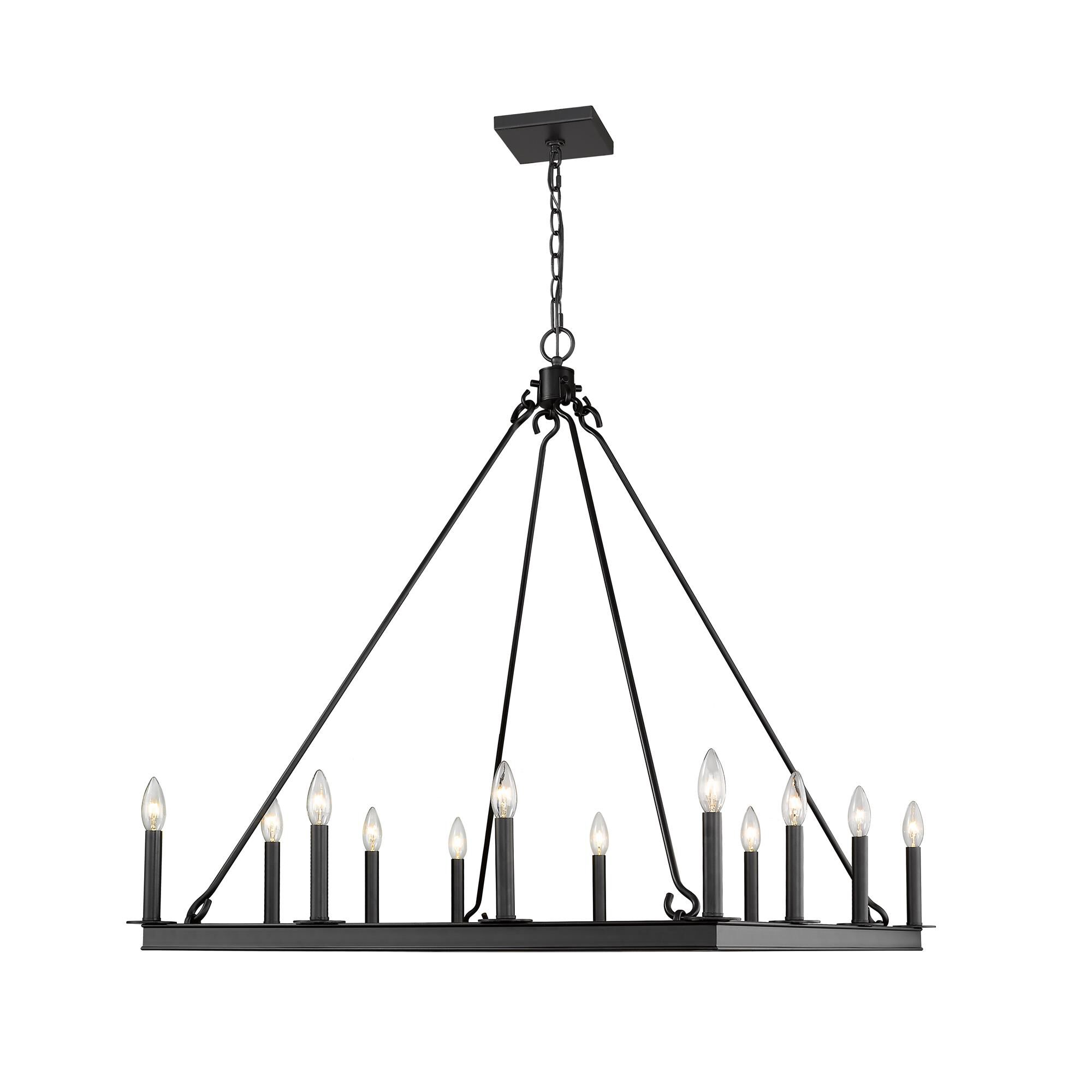 Shown in Matte Black finish and --- glass and --- shade