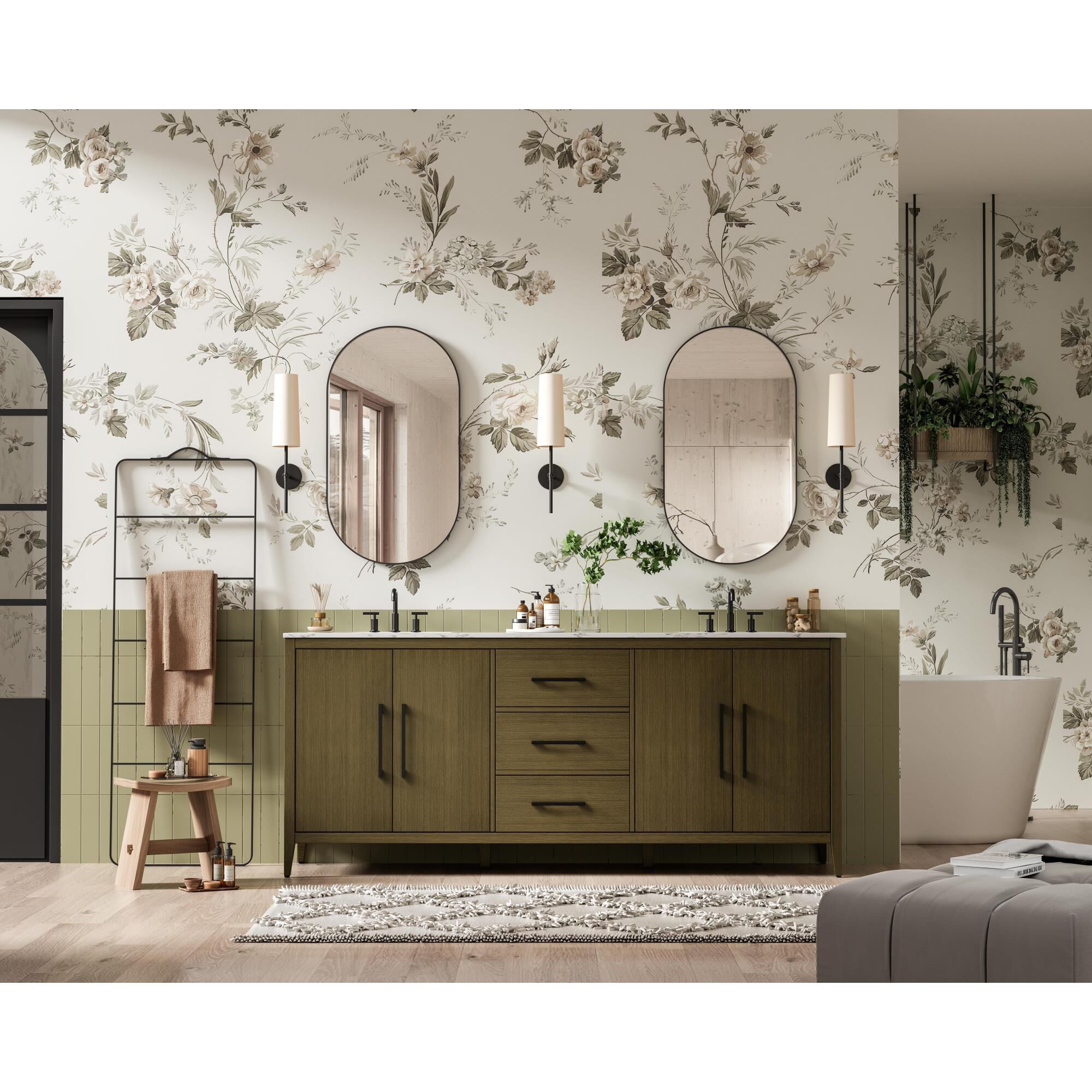 Shown in Chestnut Brown finish