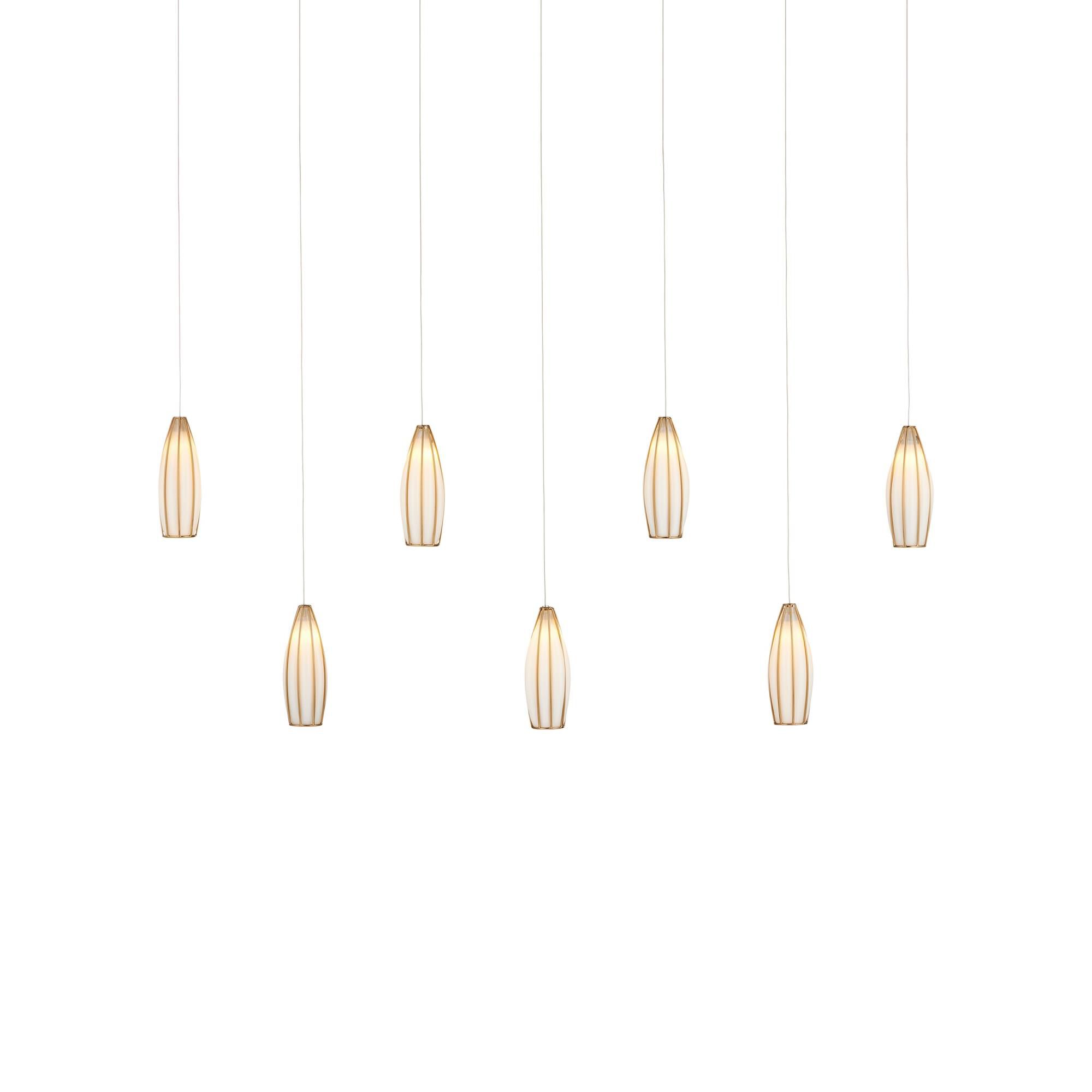 Shown in White and Antique Brass finish