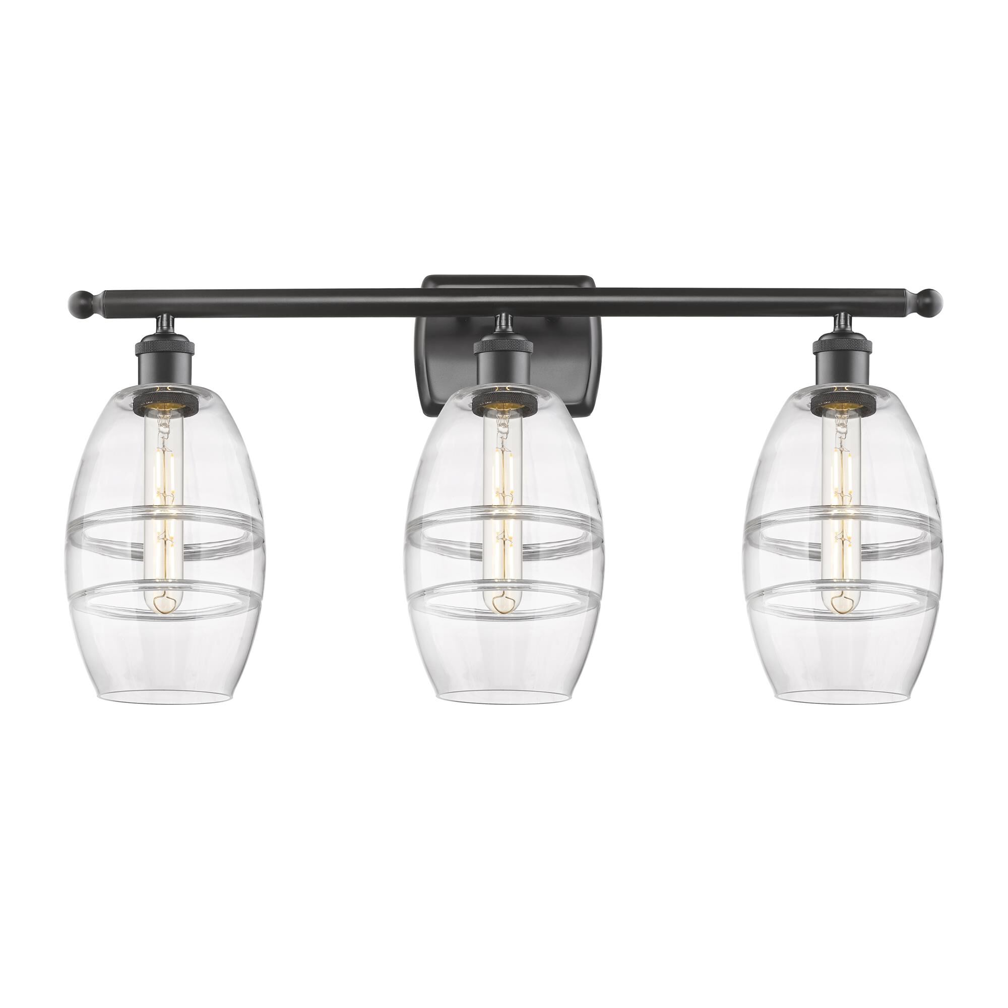 Shown in Oil Rubbed Bronze finish and Clear glass