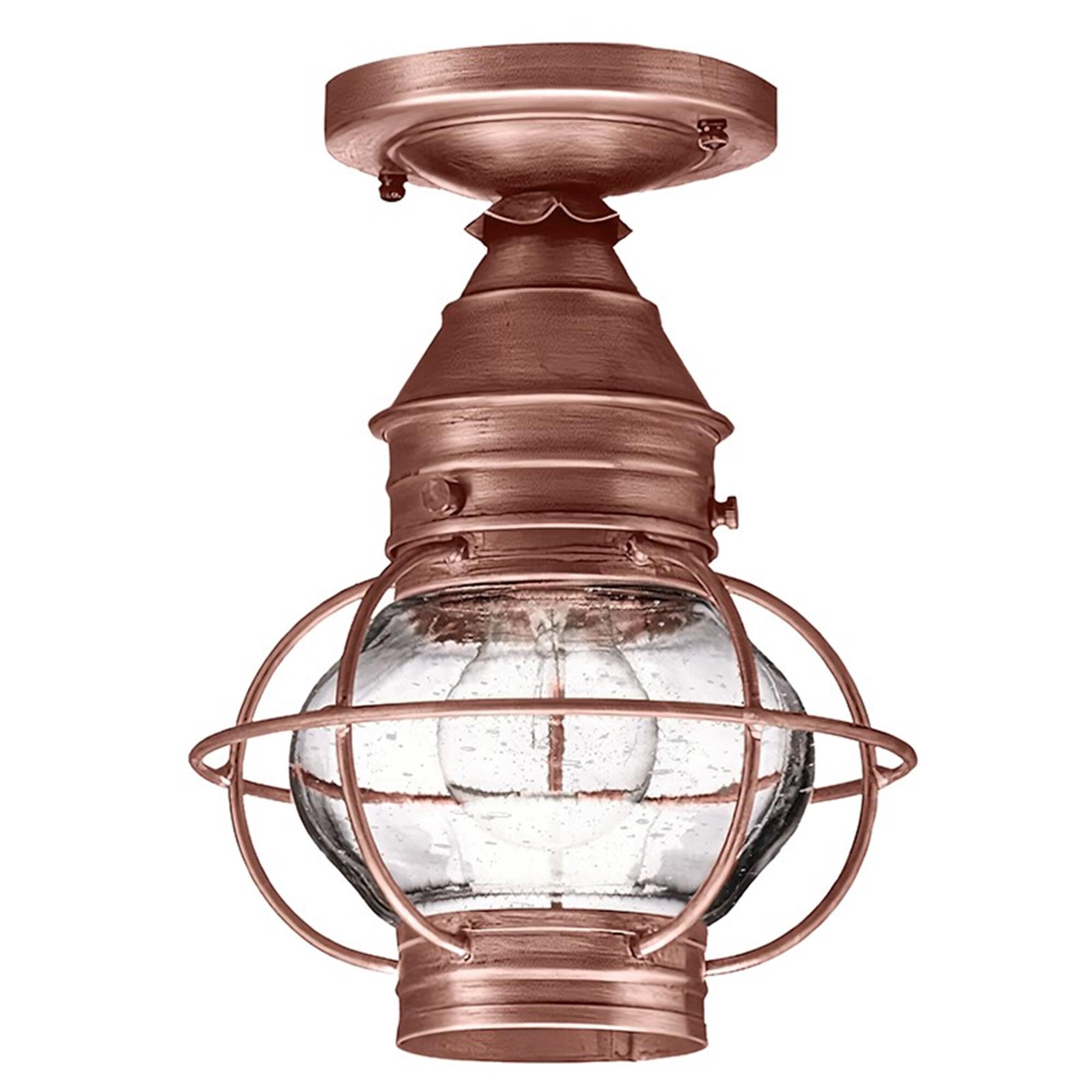 Onion 8 Inch Outdoor Flush Mount,