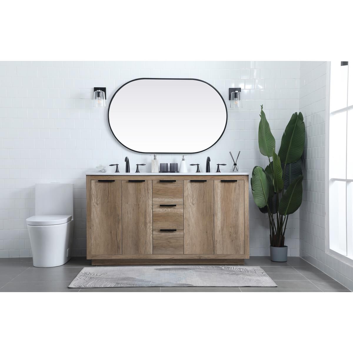 Blake 60 Inch Bath Vanity by Elegant Decor