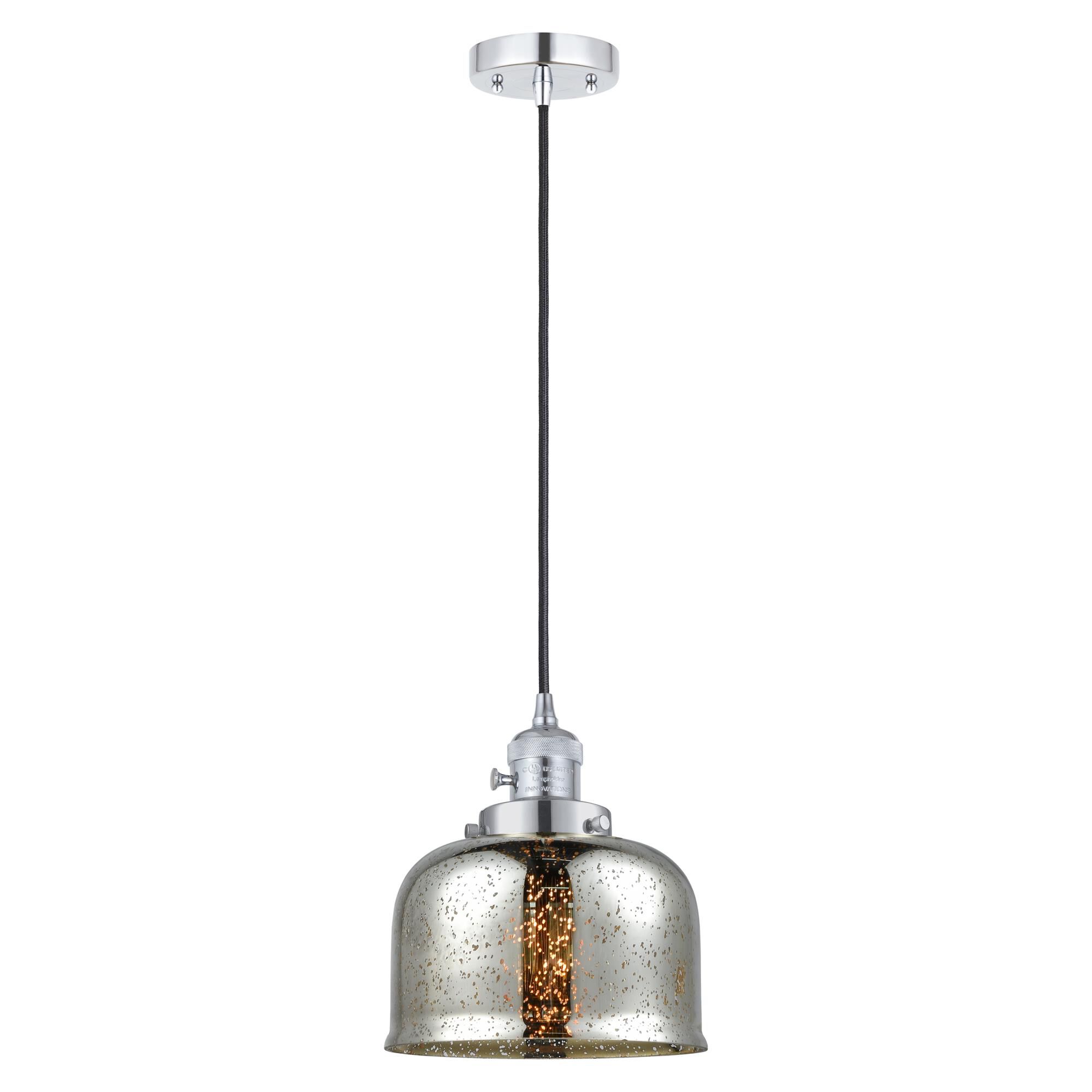 Shown in Polished Chrome finish and Silver Plated Mercury glass