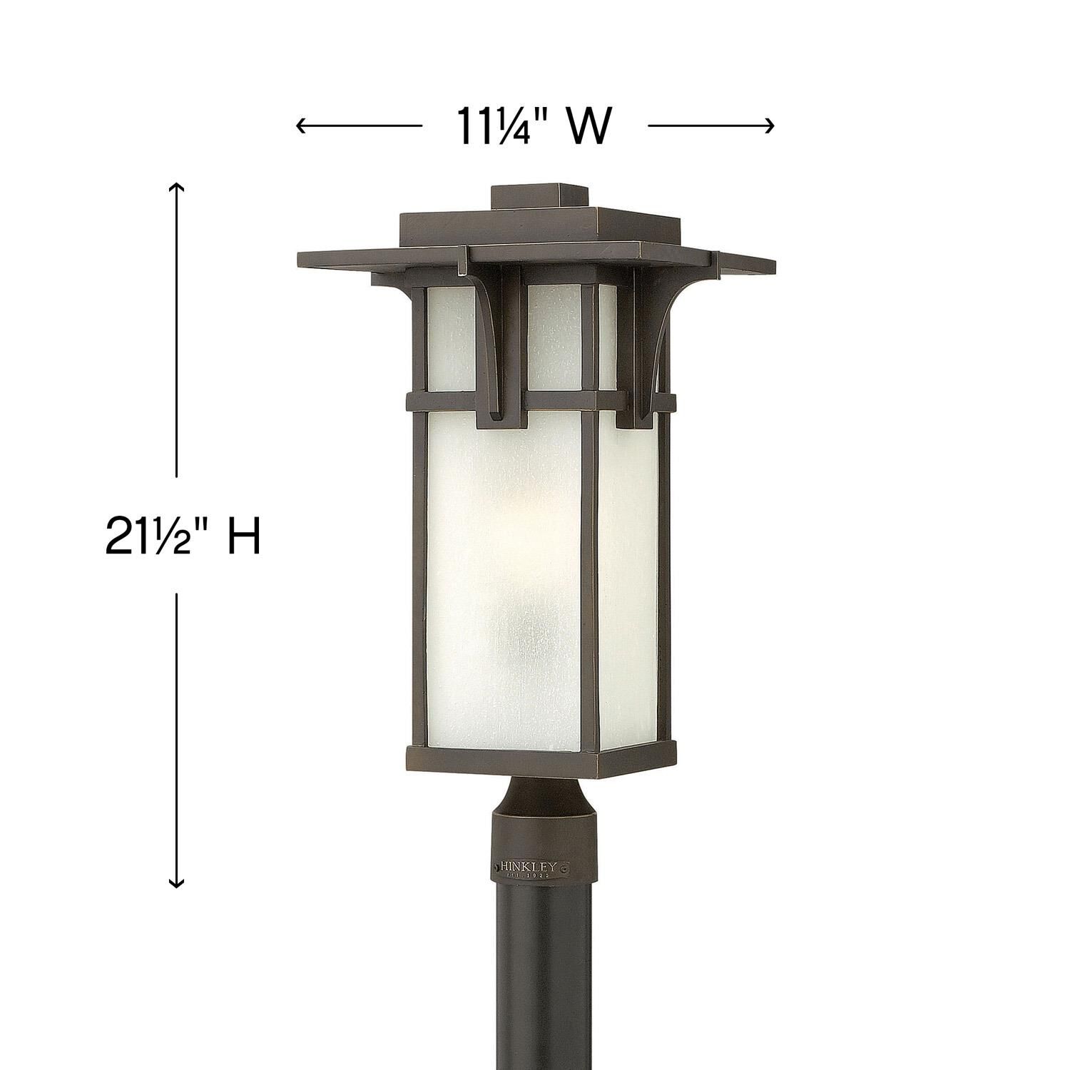 Hinkley Lighting Manhattan 21 Inch Tall Outdoor Post Lamp