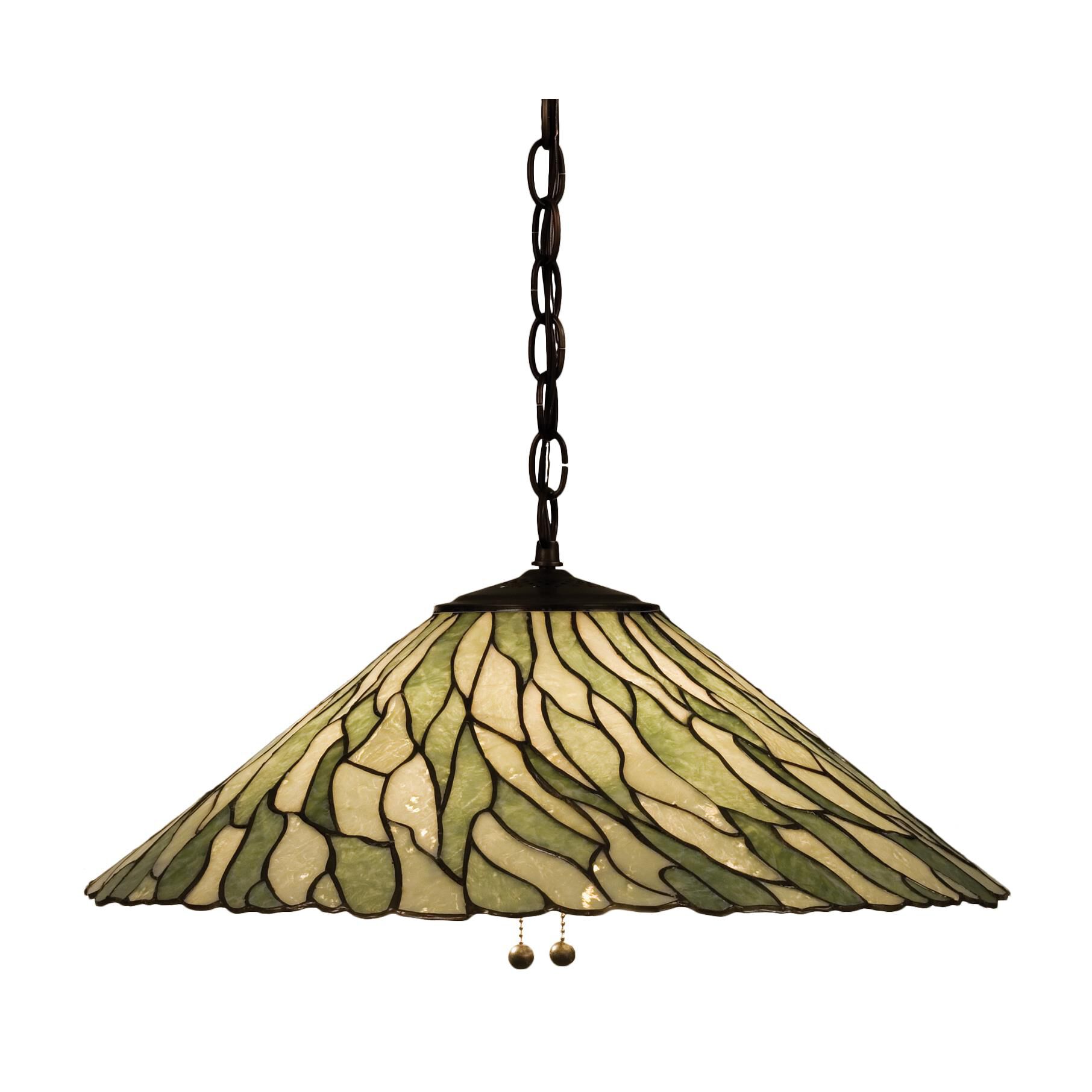 Jadestone Willow 20 Inch Large Pendant by Meyda Lighting