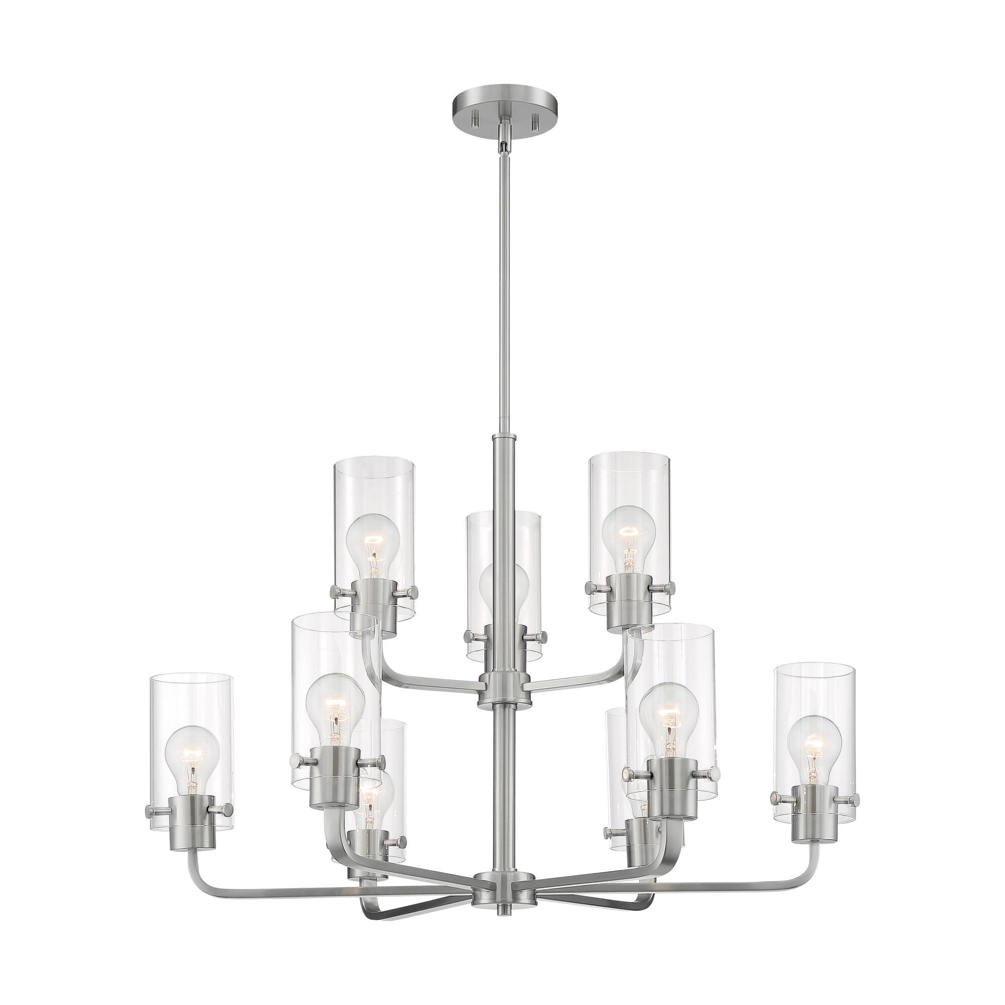 Sommerset 30 Inch 9 Light Chandelier by Nuvo Lighting