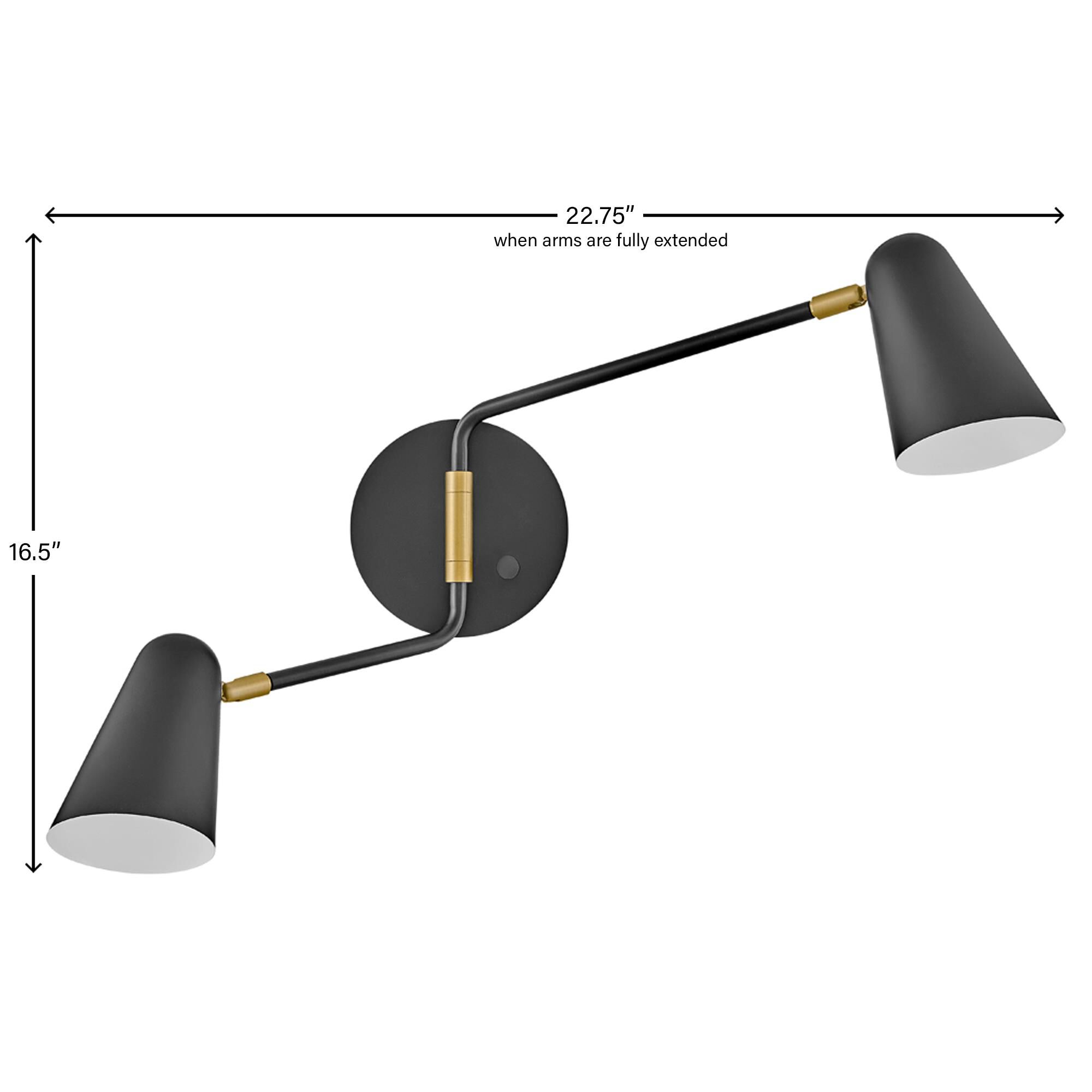 Birdie 22 Inch LED Wall Sconce by Lark