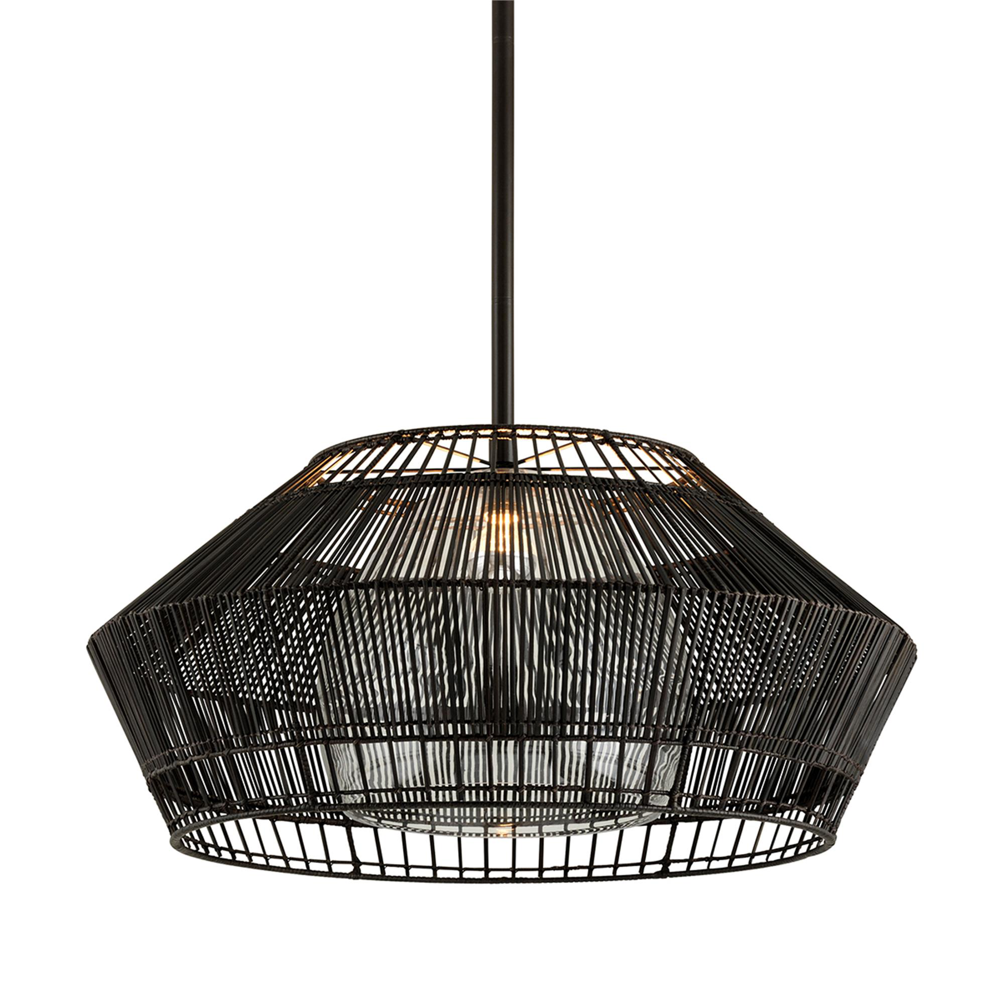 Shown in Dark Espresso finish and Clear glass
