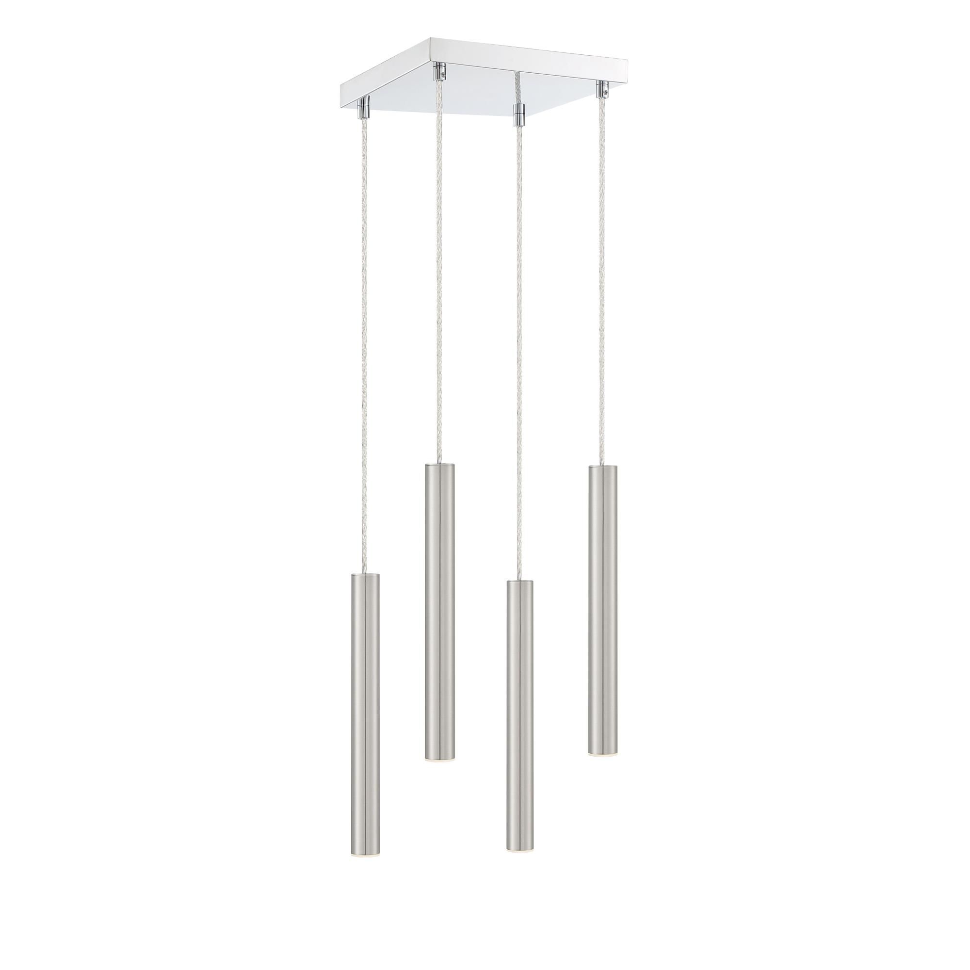 Shown in Chrome finish and Steel glass and Steel shade