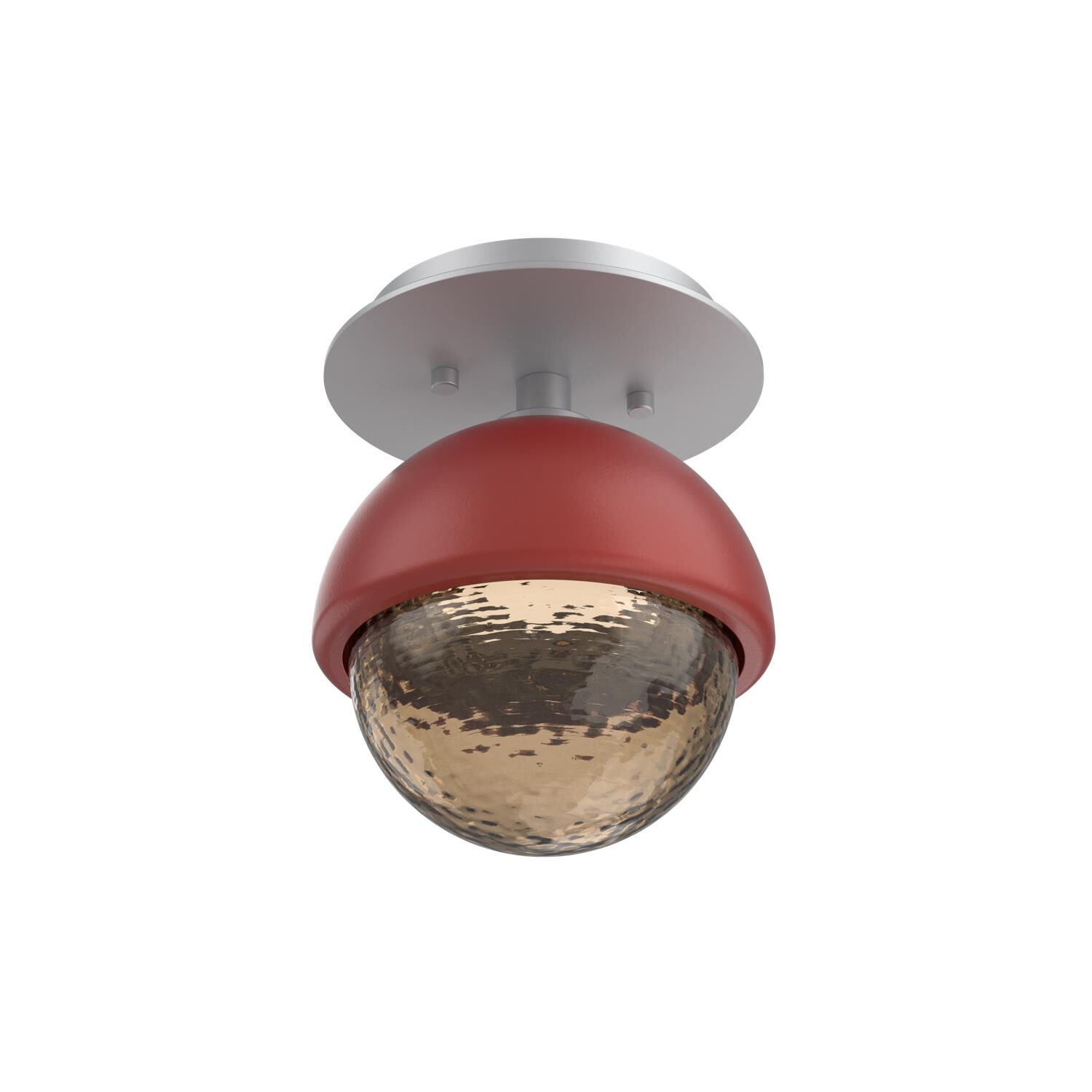 Shown in Classic Silver finish and Bronze glass and Cinnamon Red accent