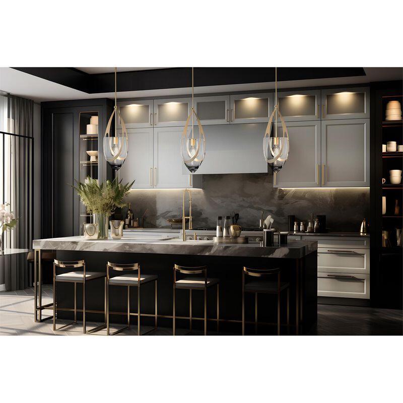 Vaso 30 Inch Mini Pendant by Hubbardton Forge