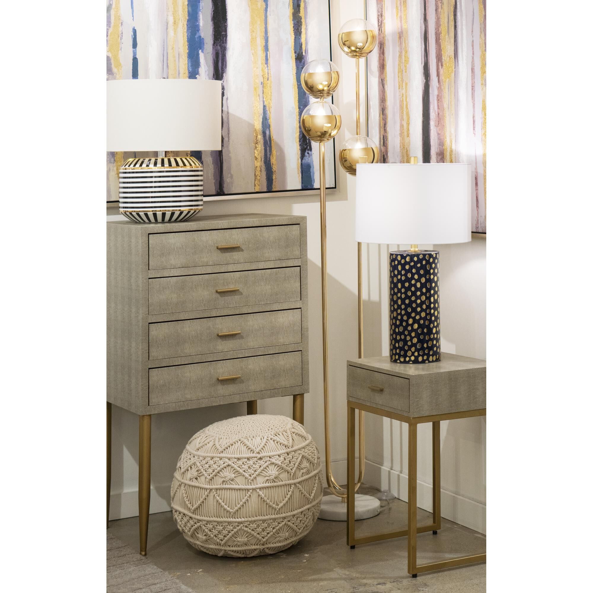 Shown in Blue finish