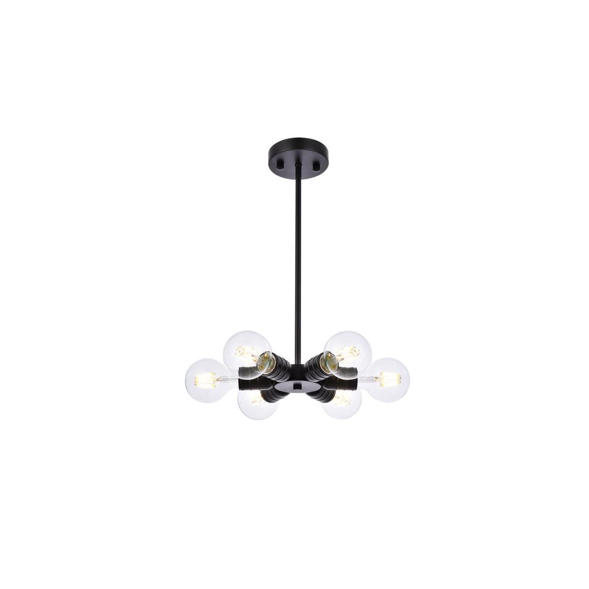 Reyes 7 Inch Mini Pendant by Elegant Lighting