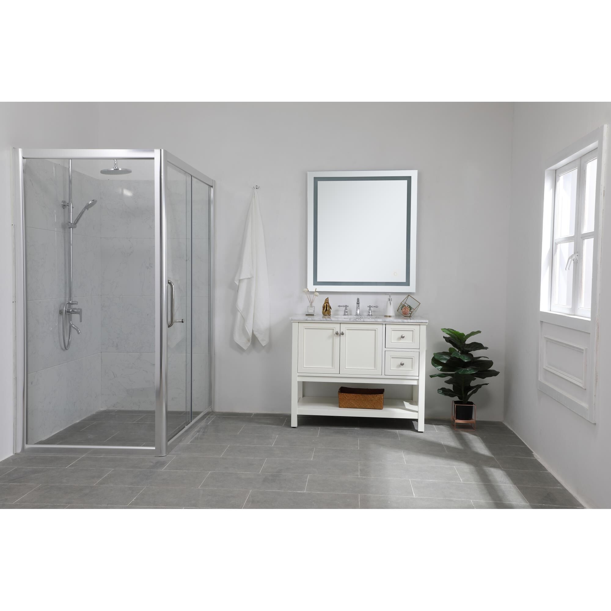 Shown in Silver finish