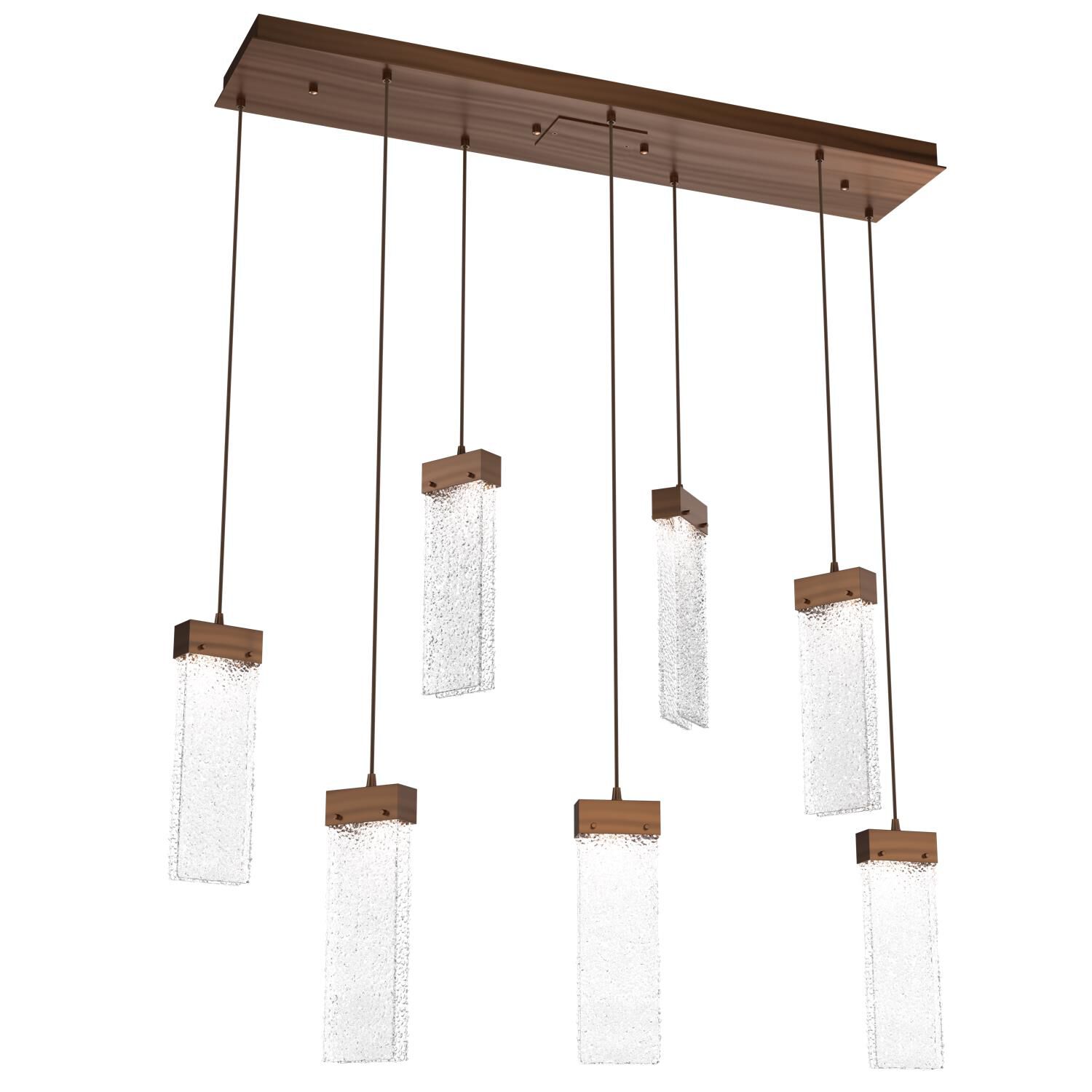 Parallel 44 Inch 7 Light LED Linear Suspension Light by Hammerton Studio