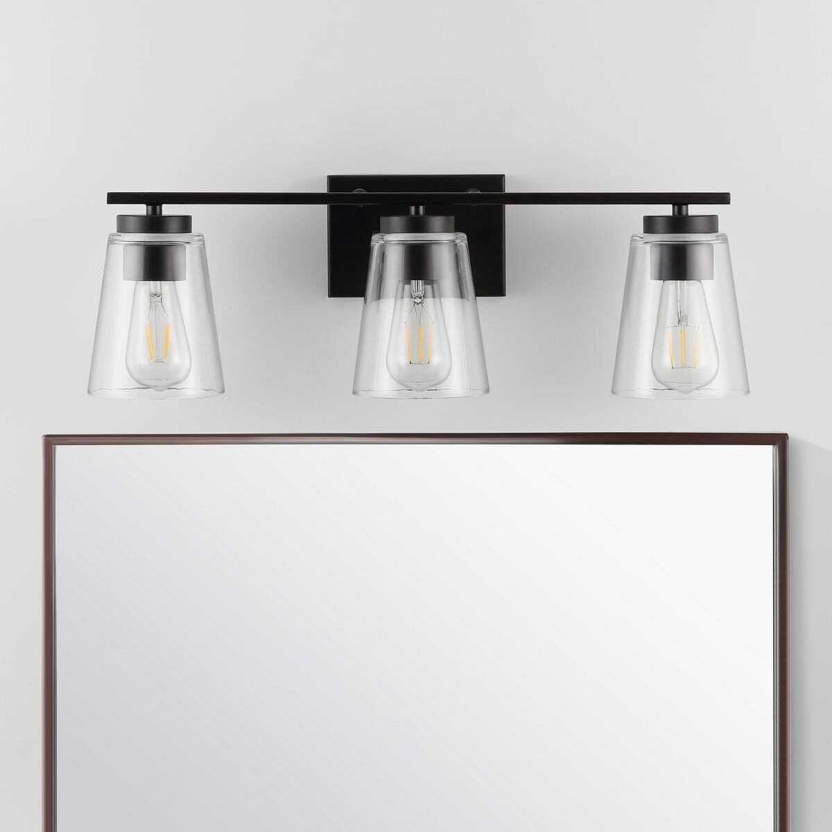 Grezler 26 Inch 3 Light LED Bath Vanity Light by Safavieh