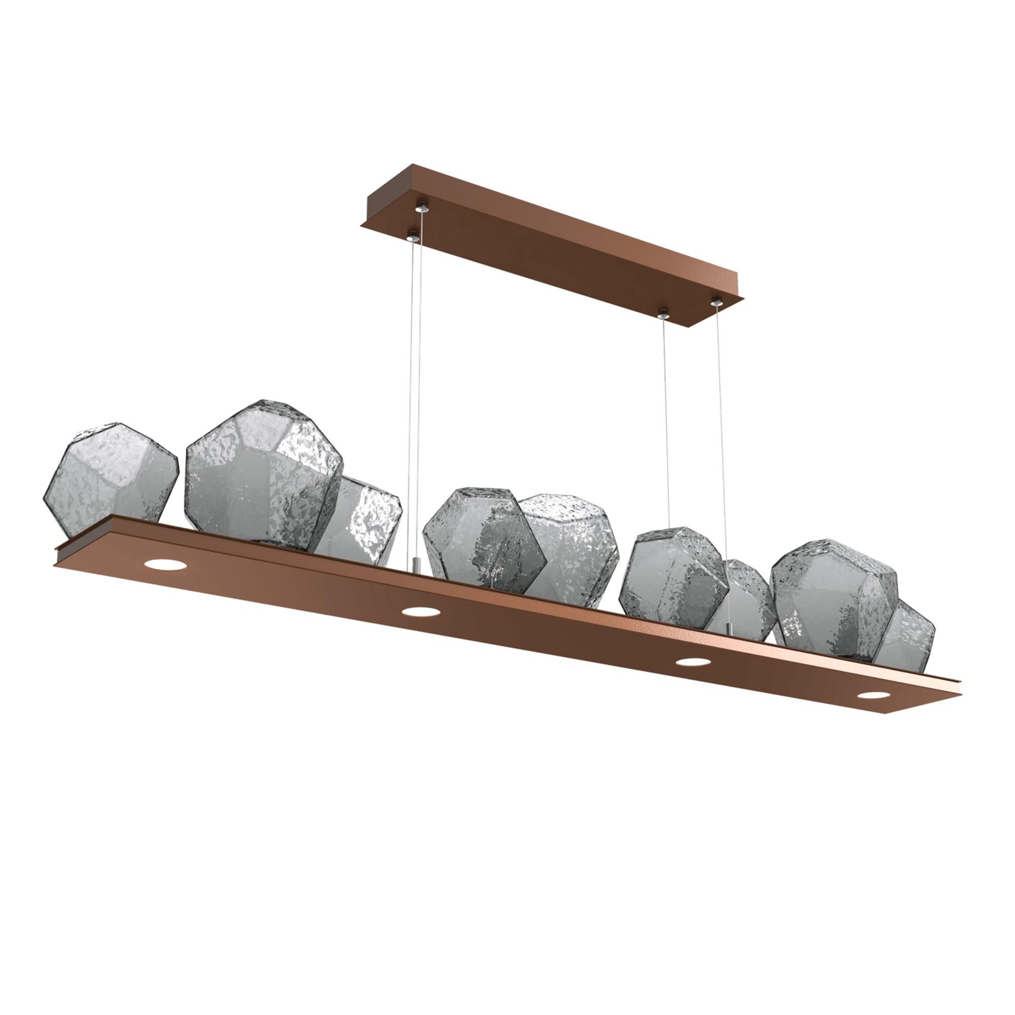 Shown in Burnished Bronze finish and Smoke glass