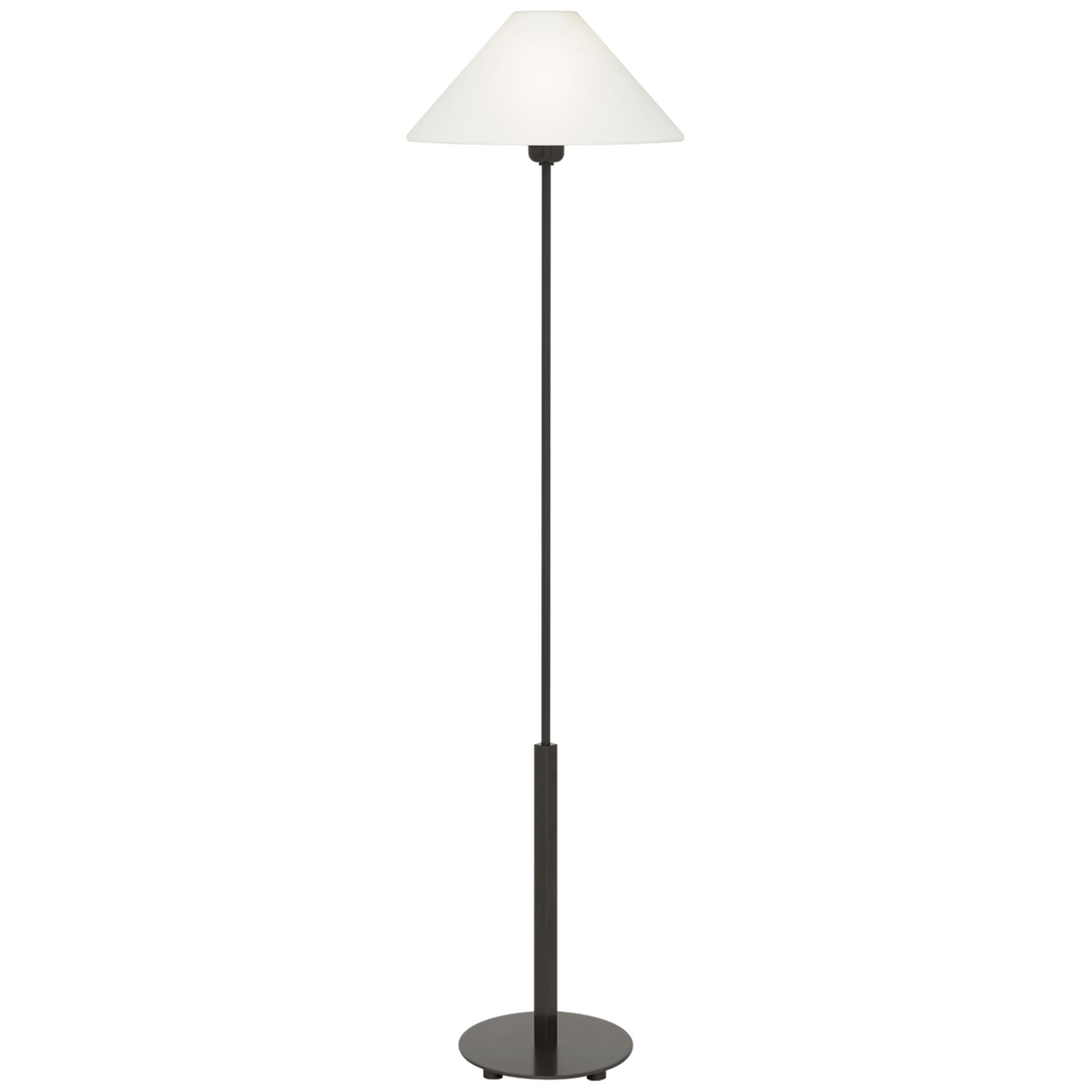 Shown in Bronze finish and Linen shade