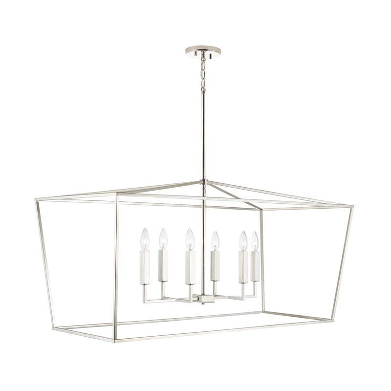 Thea 42 Inch 6 Light Linear Suspension Light by Capital Lighting Fixture Company