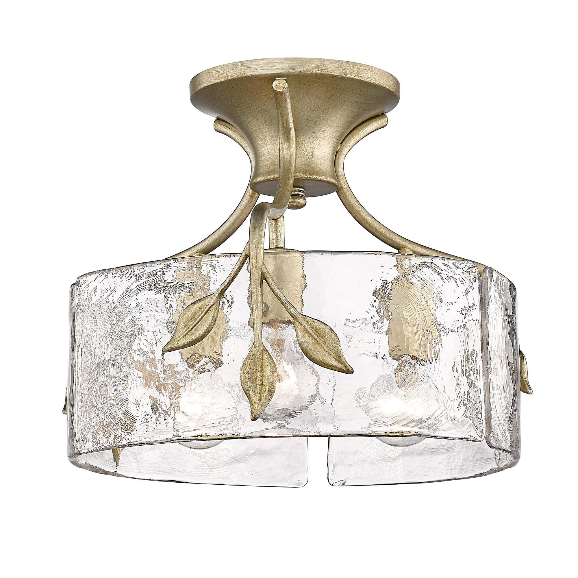 Calla 12 Inch Semi Flush Mount by Golden Lighting