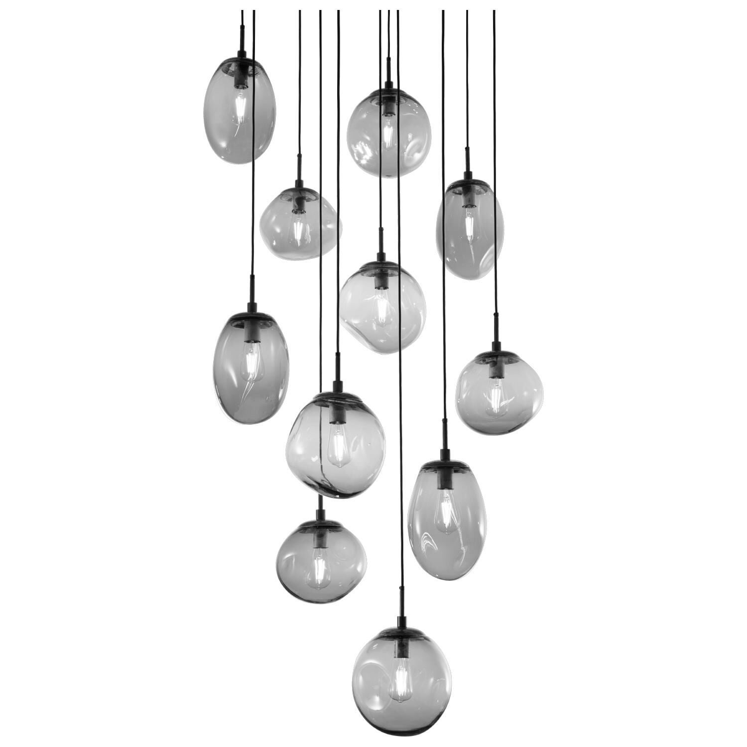 Levi Wilson Nebula 37 Inch 11 Light Multi Light Pendant by Hammerton Studio