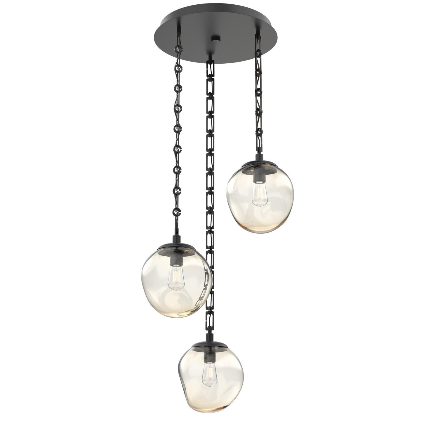 Levi Wilson Aster Bulb 22 Inch Multi Light Pendant by Hammerton Studio