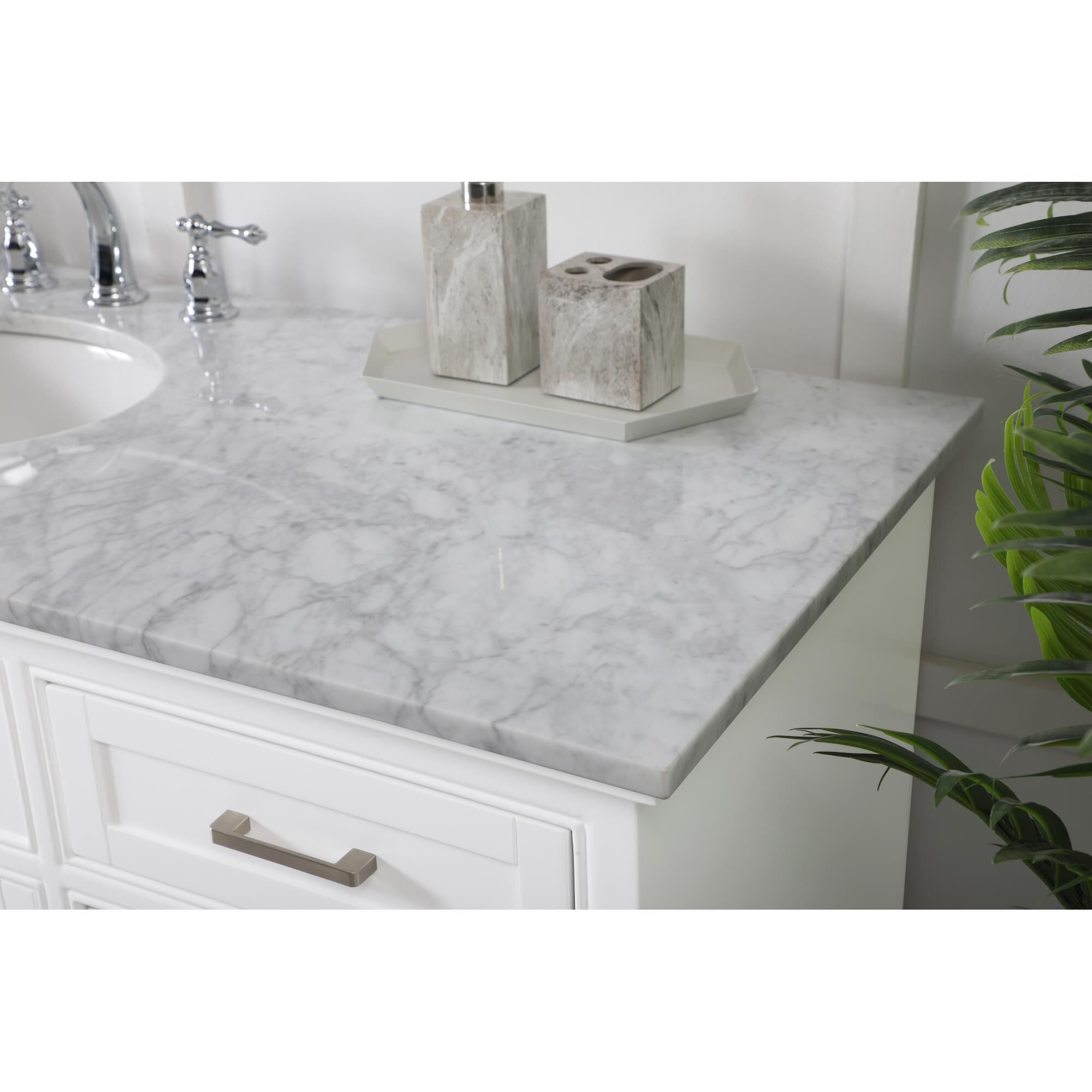 Shown in White finish