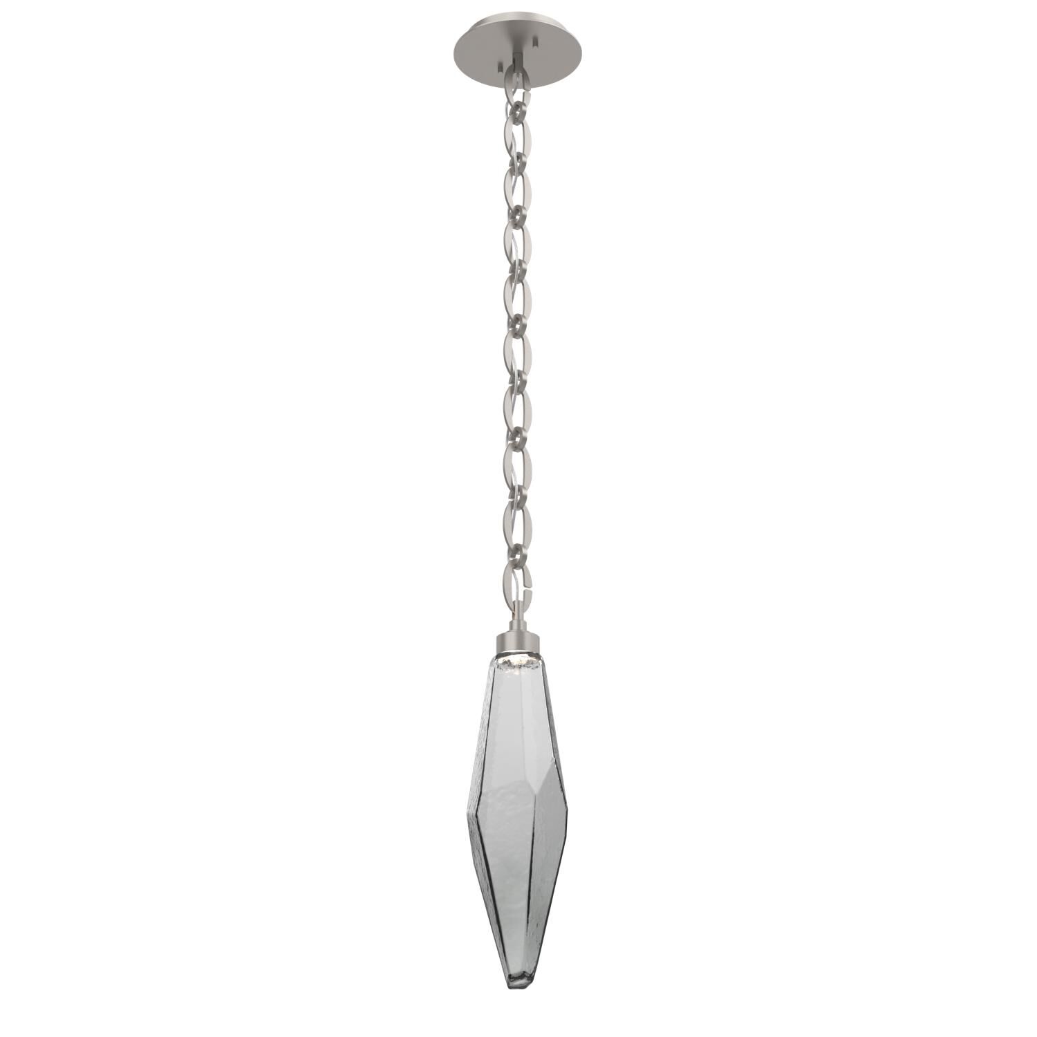 Levi Wilson Rock Crystal 6 Inch Mini Pendant by Hammerton Studio