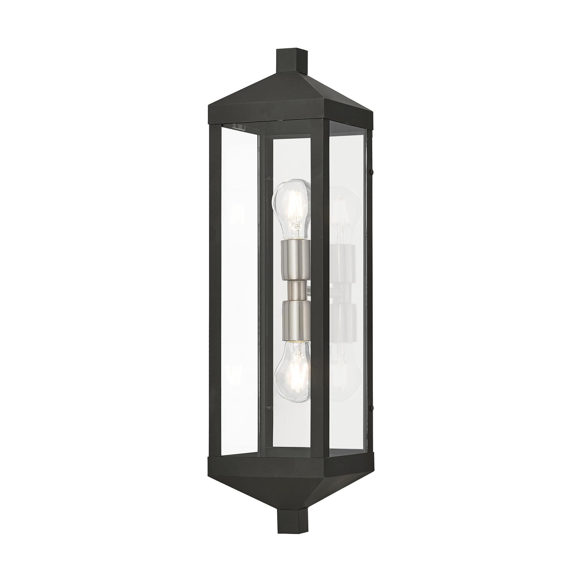 Nyack 24 Inch Tall 2 Light Outdoor Wall Light by Livex Lighting