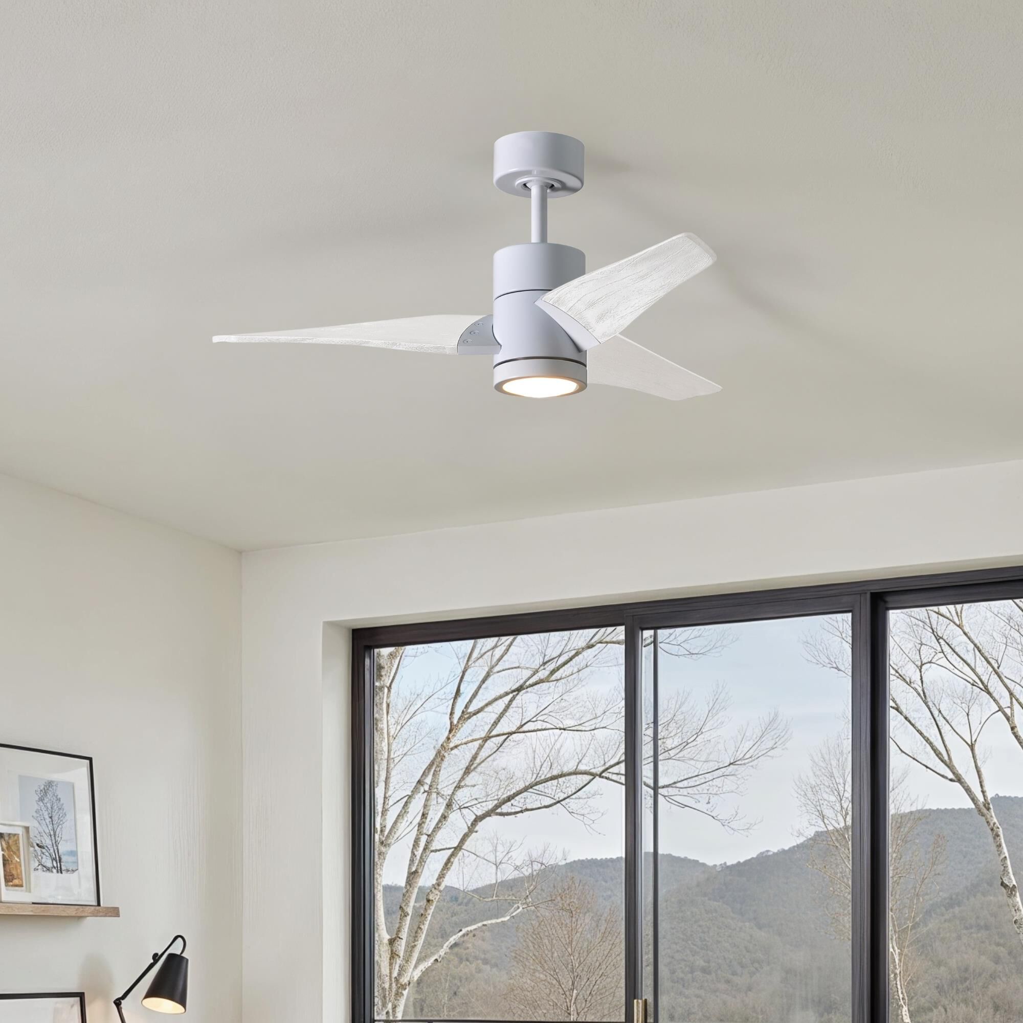 Super Janet 42 Inch Ceiling Fan with Light Kit by Matthews Fan Company