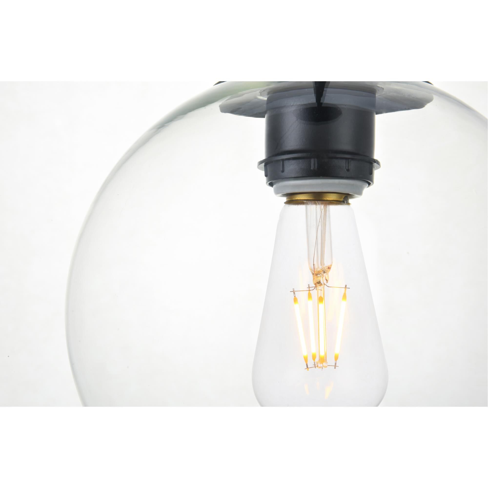 Baxter 8 Inch Mini Pendant by Elegant Lighting