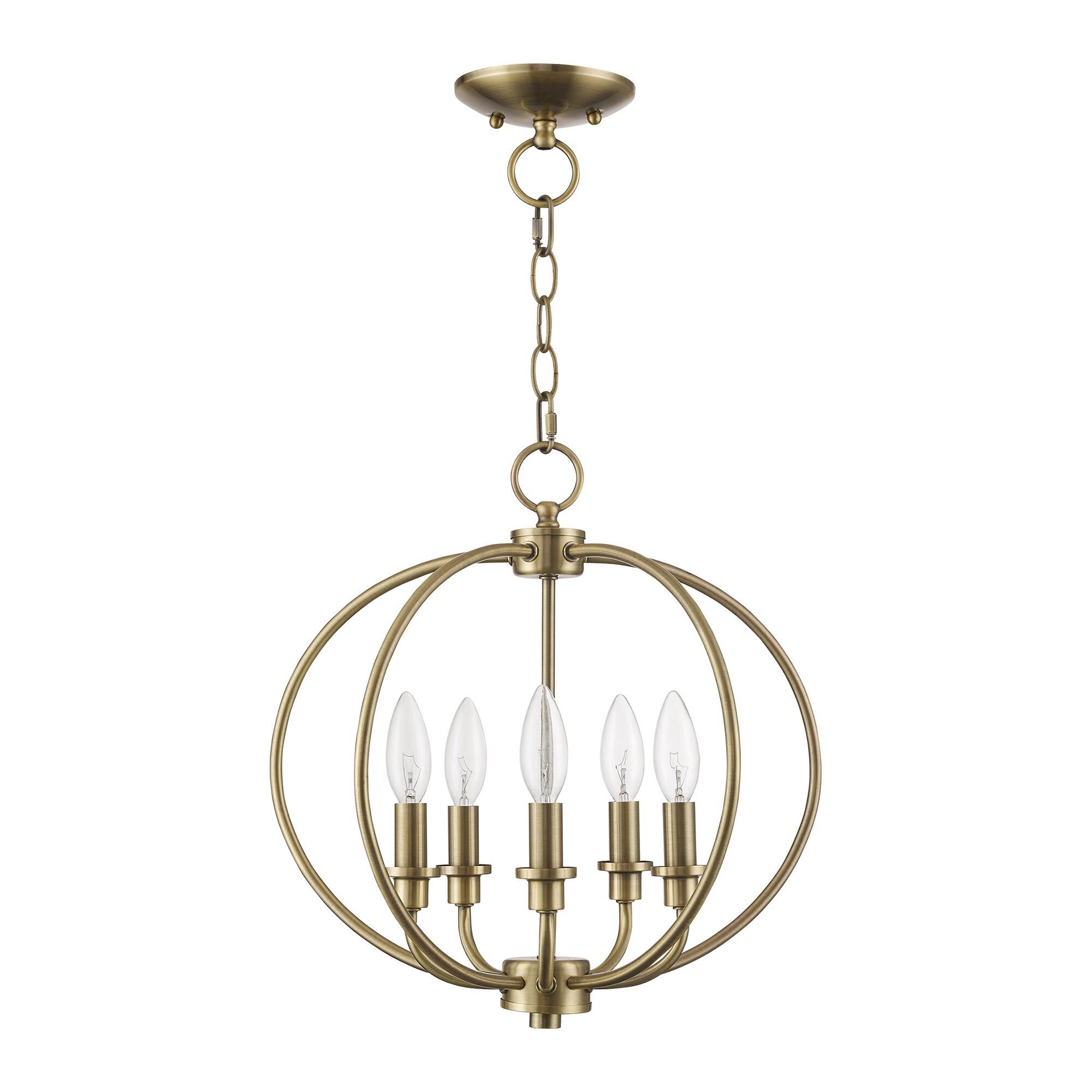 Shown in Antique Brass finish