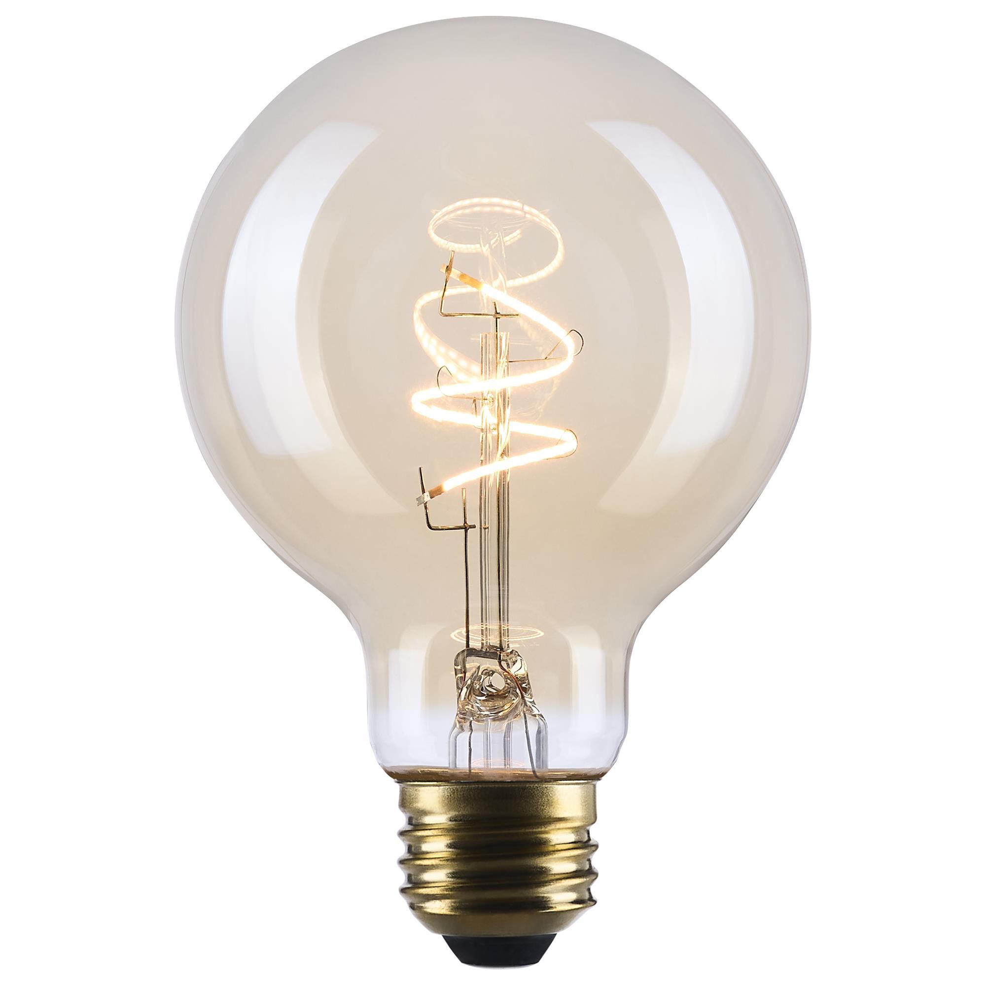 Dimmable 4 Watt 2000K G25 LED Light Bulb by Satco