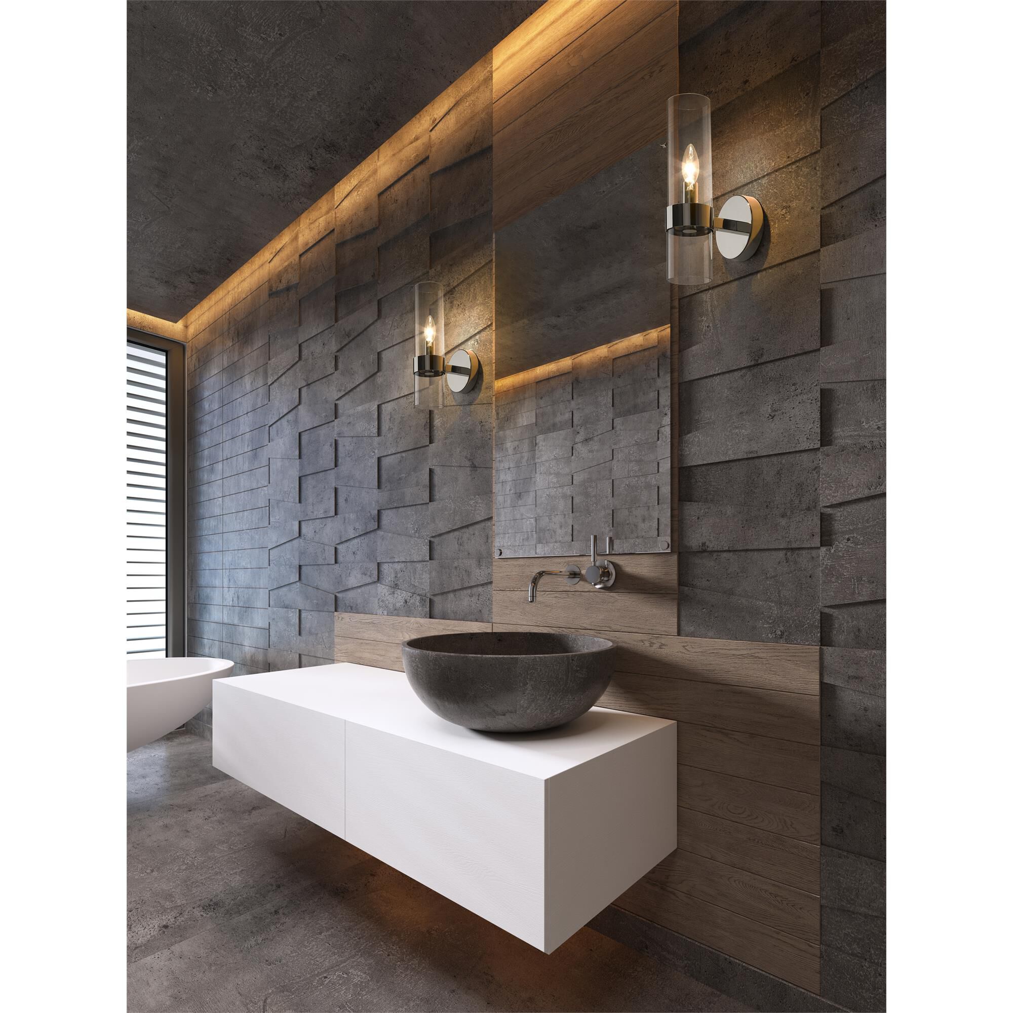 Shown in Polished Nickel finish