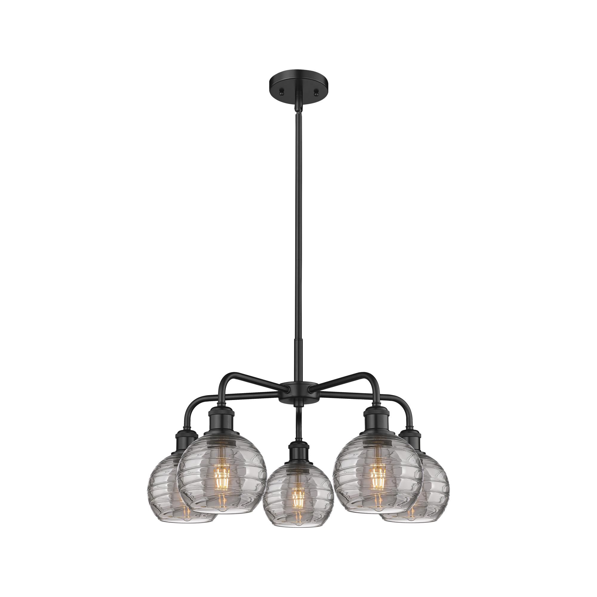 Bruno Marashlian Athens Deco Swirl 24 Inch Chandelier by Innovations Lighting