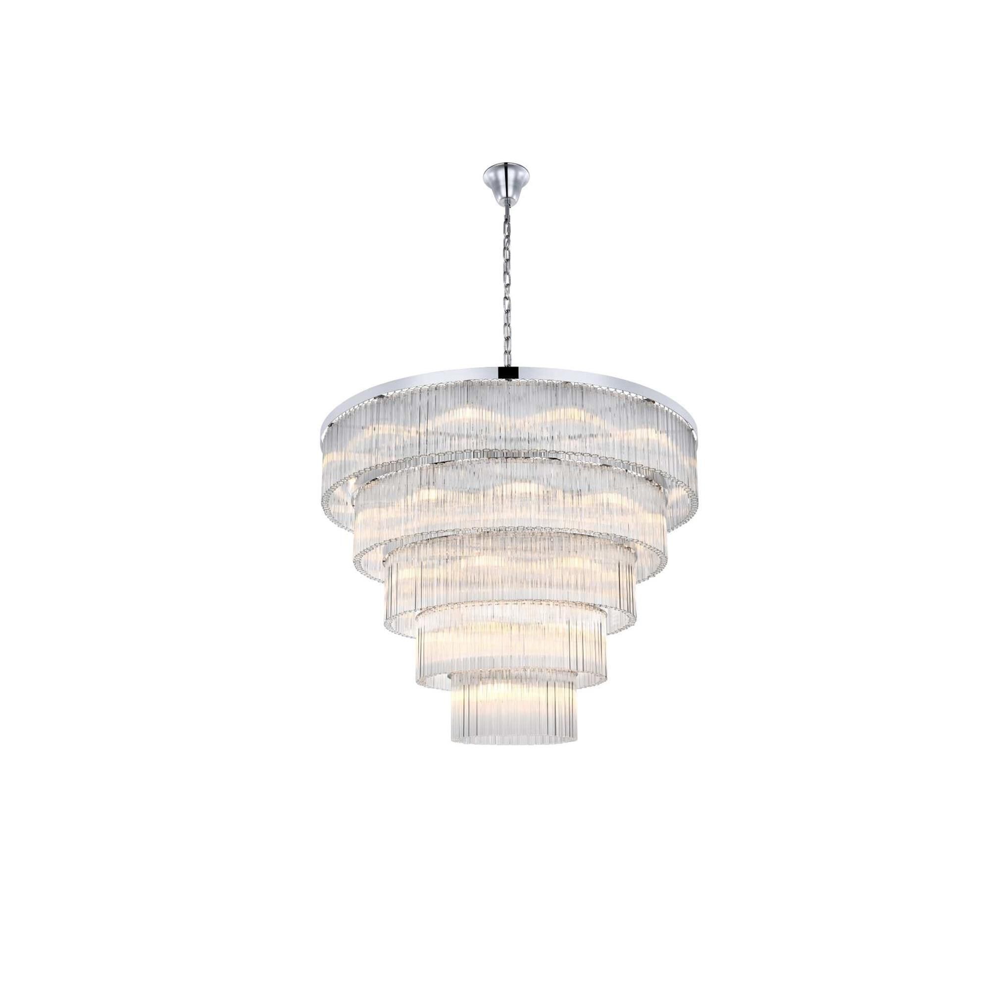 Harlow 48 Inch Chandelier by Elegant Lighting