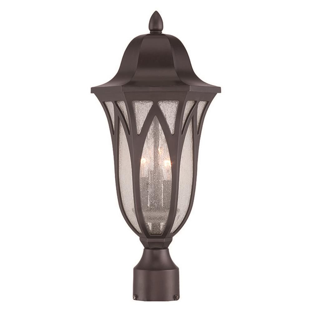 Milano 20 Inch Tall 3 Light Outdoor Post Lamp by Acclaim Lighting