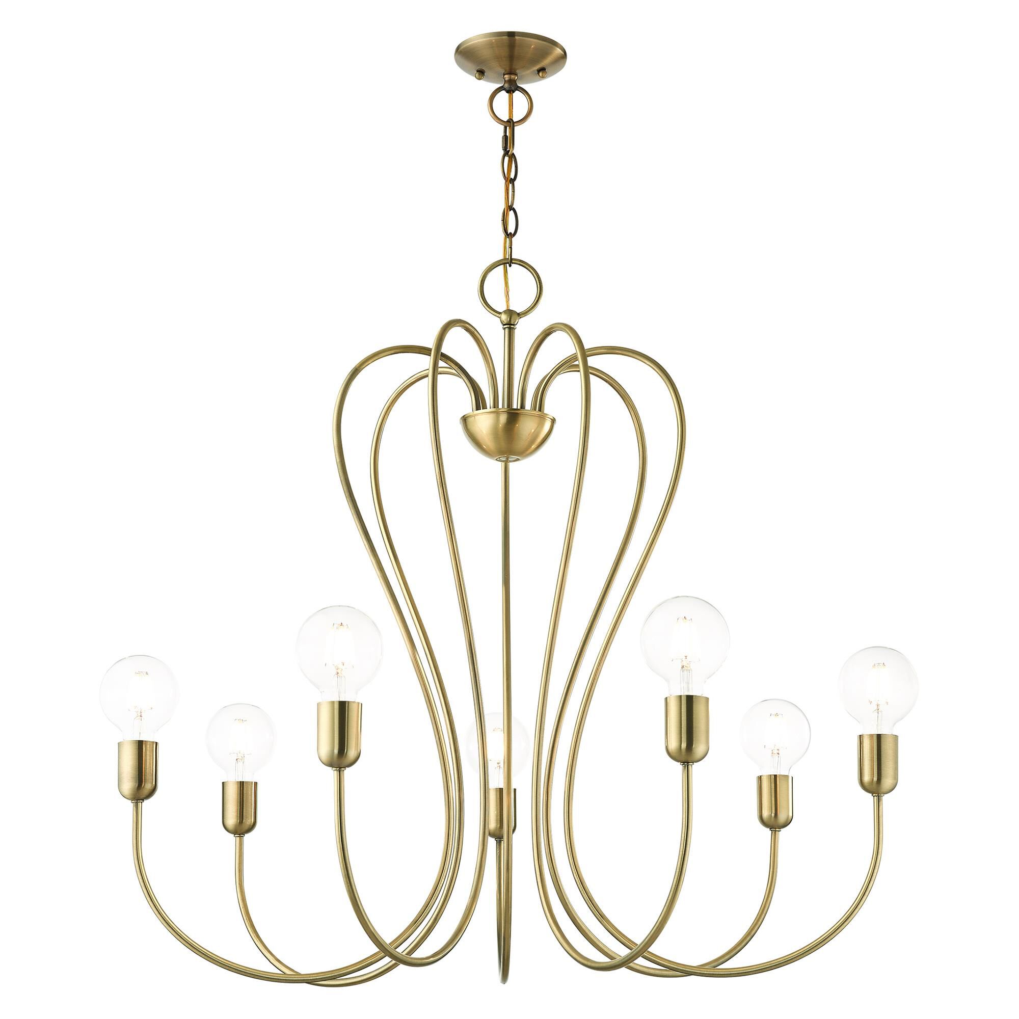 Lucerne 7 Light Chandelier by Livex Lighting