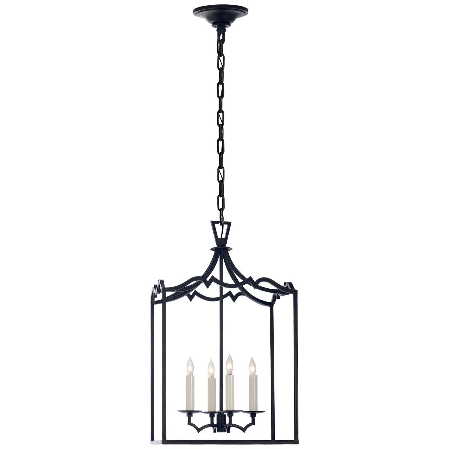 Chapman & Myers Darlana 12 Inch Cage Pendant by Visual Comfort Signature Collection