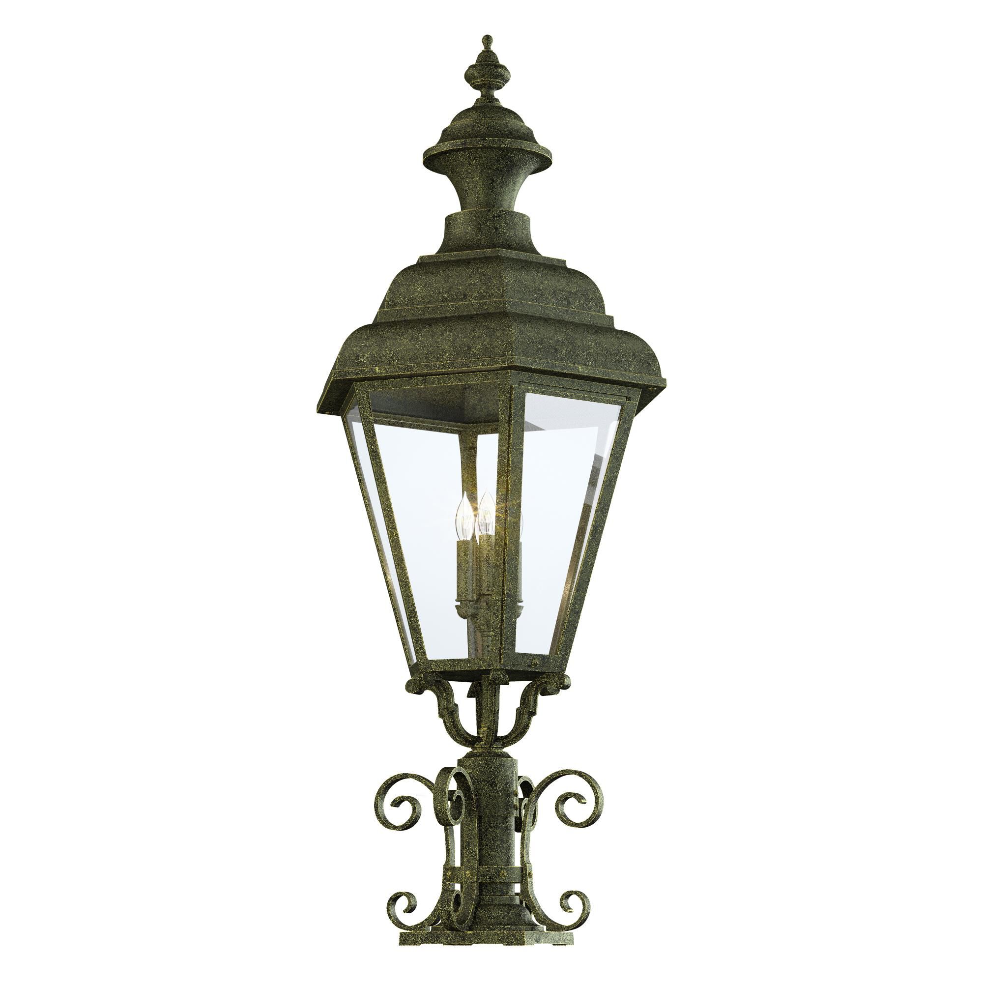 Shown in Verde Bronze finish and Ca glass