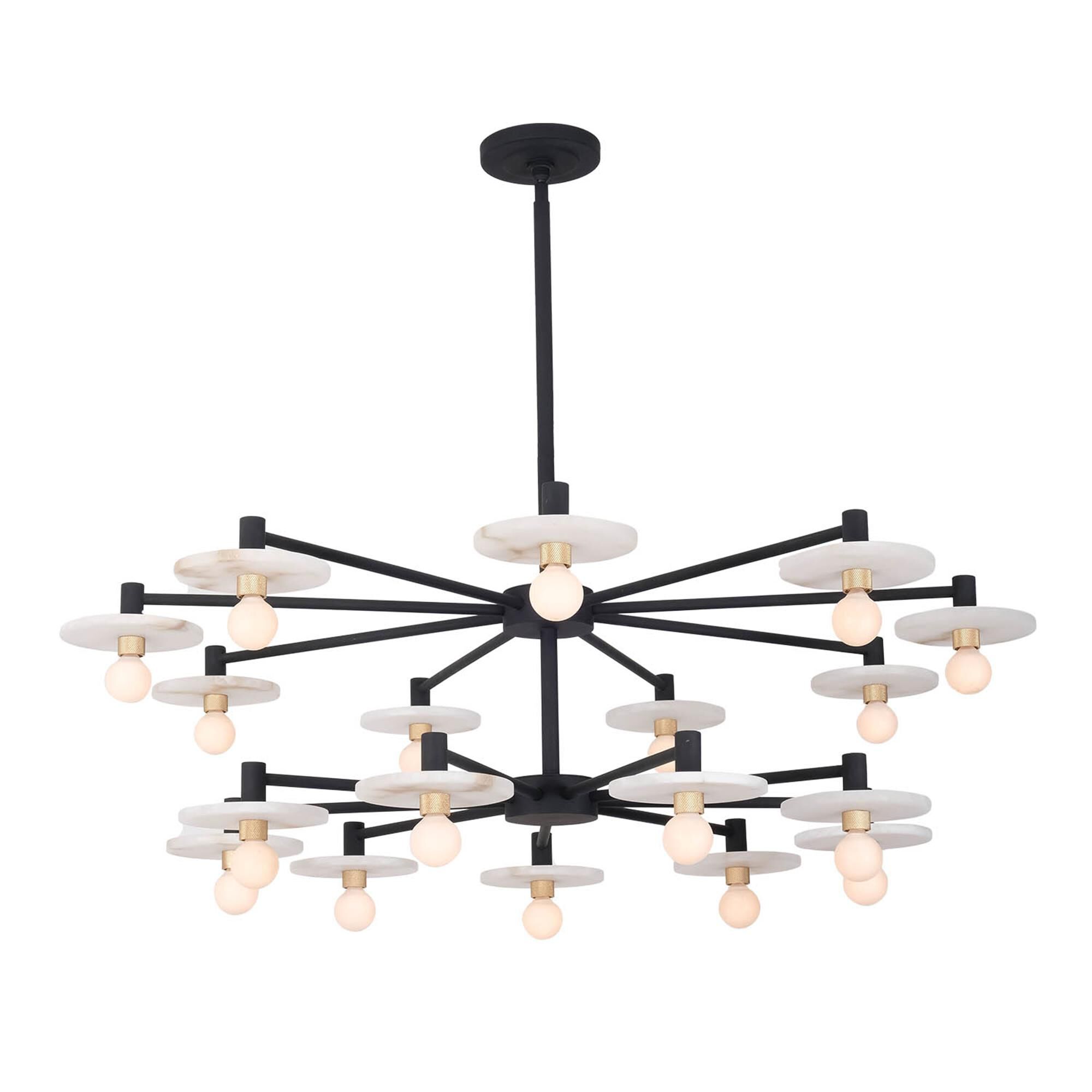 Discus Chandelier by Kalco Lighting