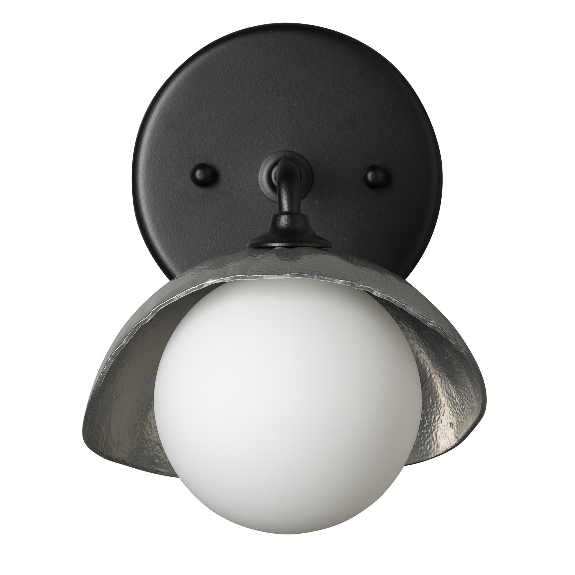 Shown in Black finish and Opal glass and Sterling (85) accent