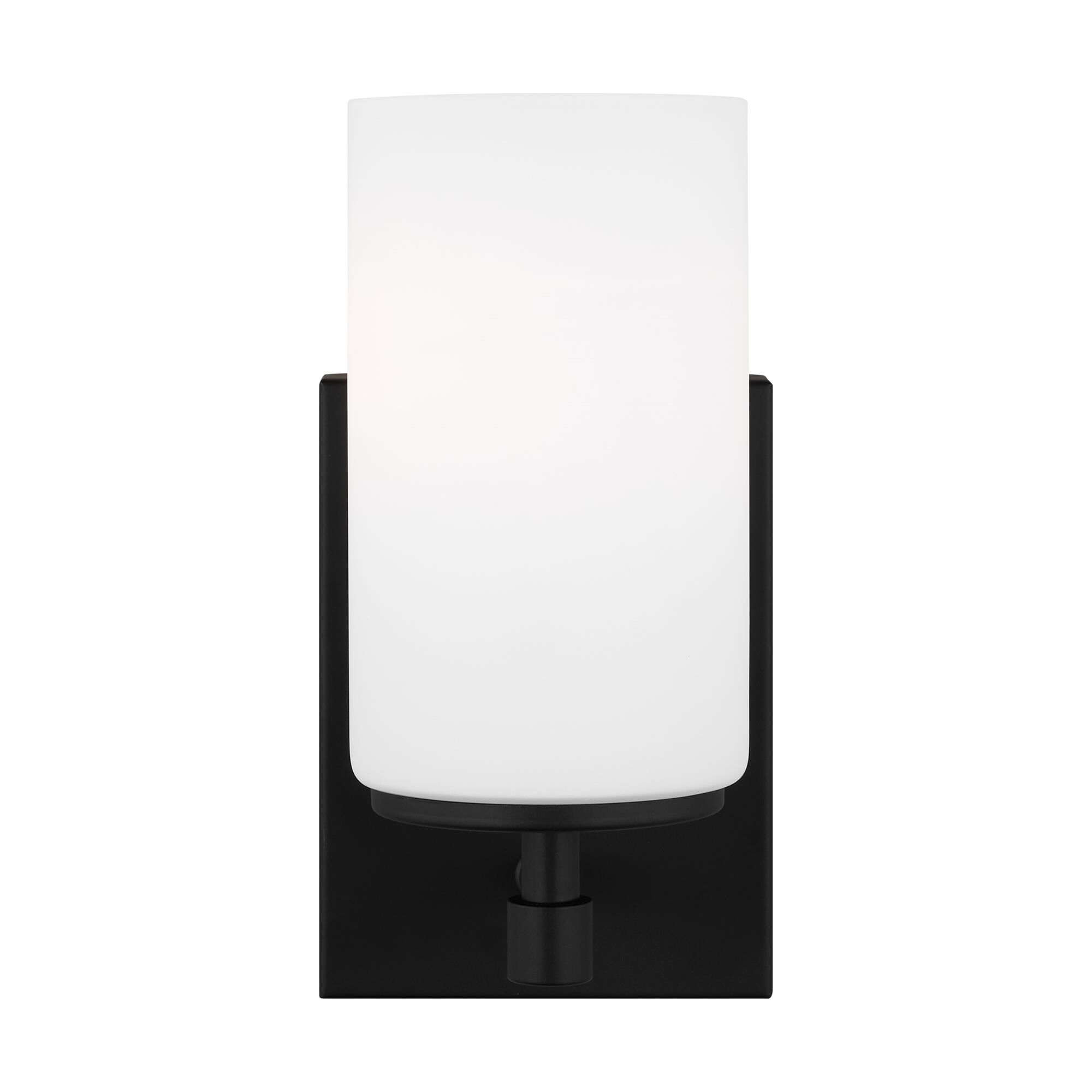 Shown in Midnight Black finish and Etched and White Inside glass
