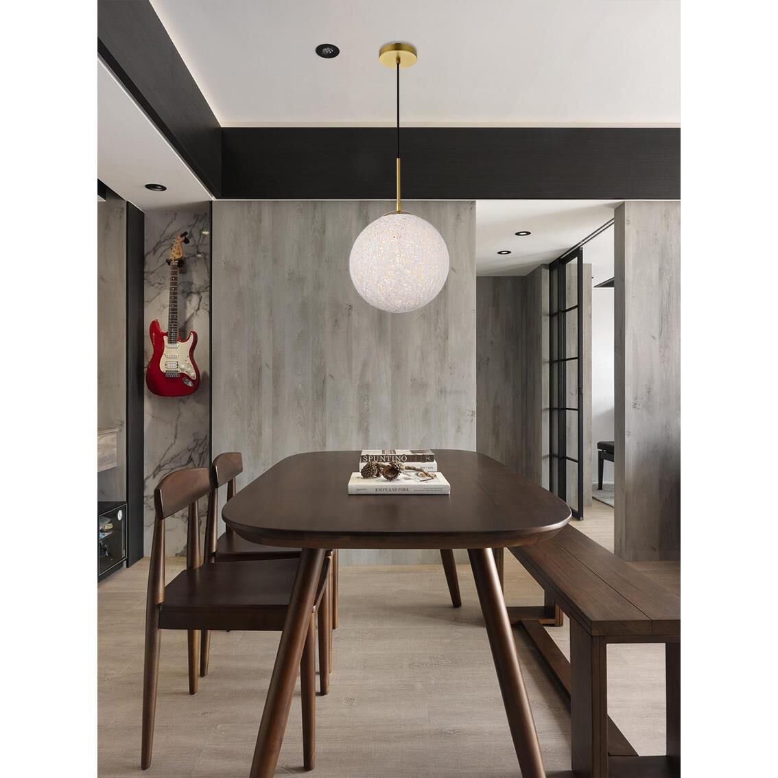 Malibu 9 Inch Mini Pendant by Elegant Lighting