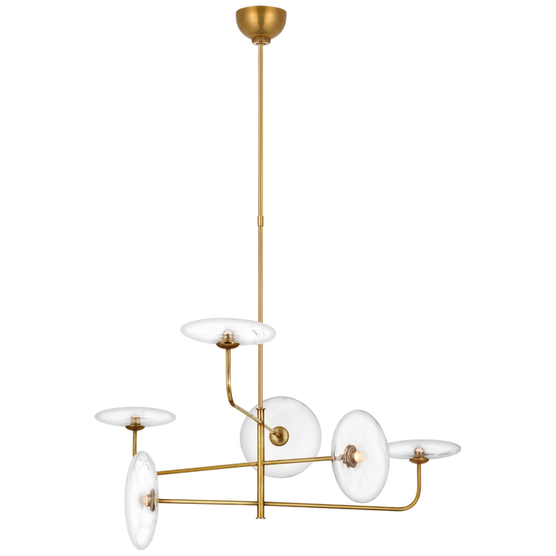 Visual Comfort Signature Collection Ian K. Fowler Calvino 32 Inch LED Chandelier