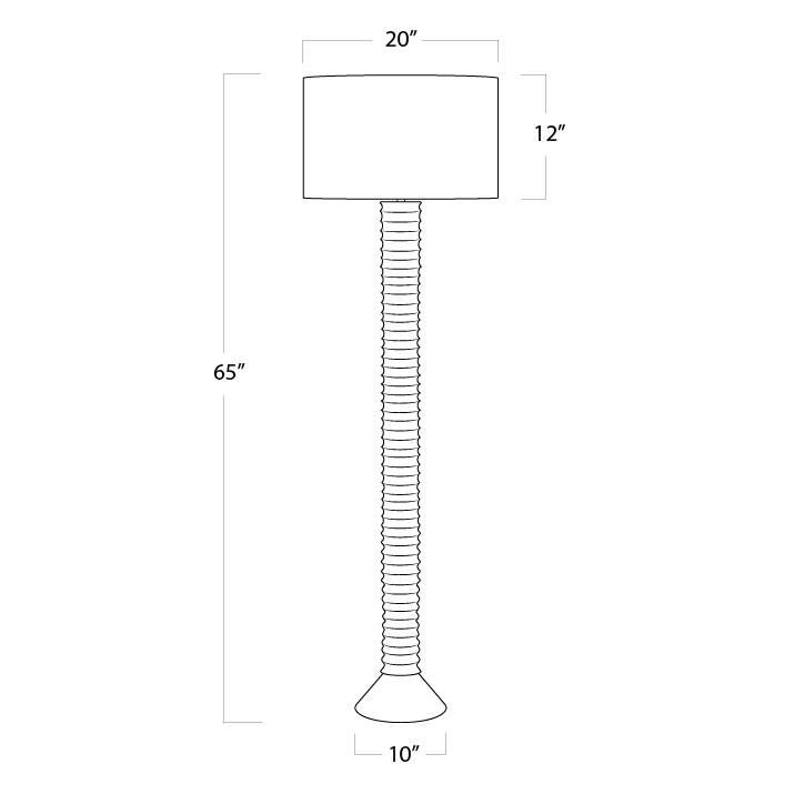 Nabu 65 Inch Floor Lamp by Regina Andrew