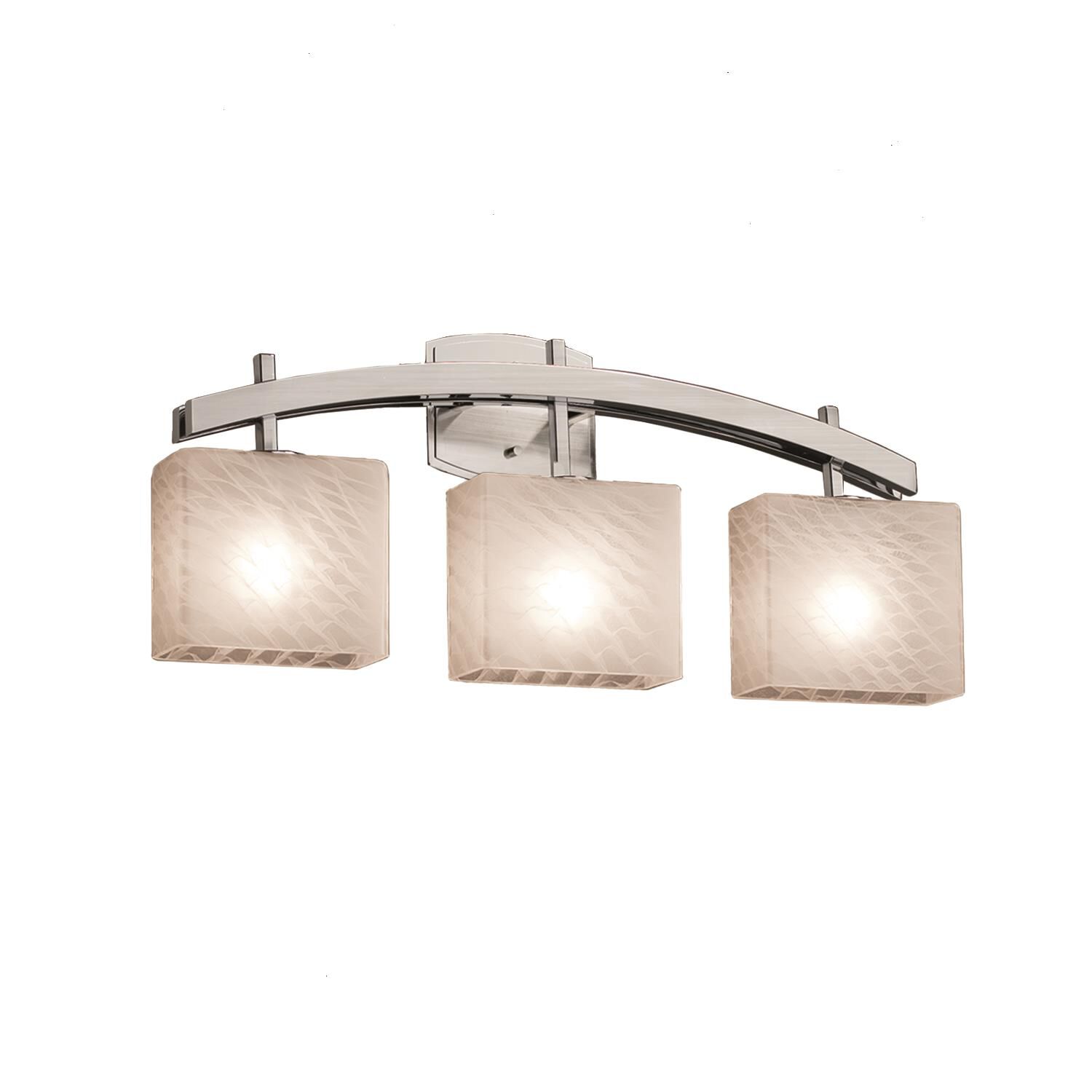 Fusion 25 Inch 3 Light Bath Vanity Light by Justice Design Group
